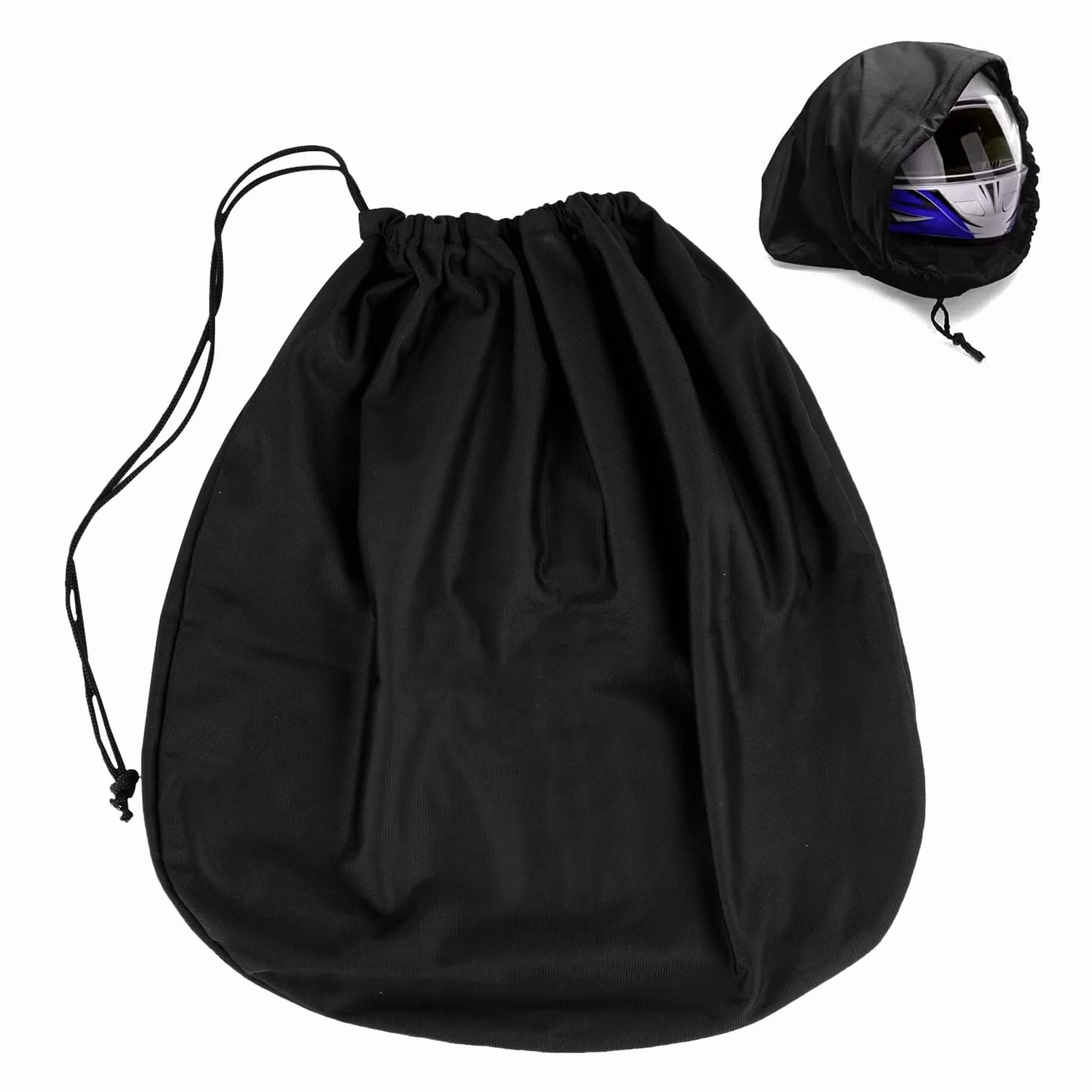 Torba na kask narciarski rowerowy jeździecki 47x43 cm czarna