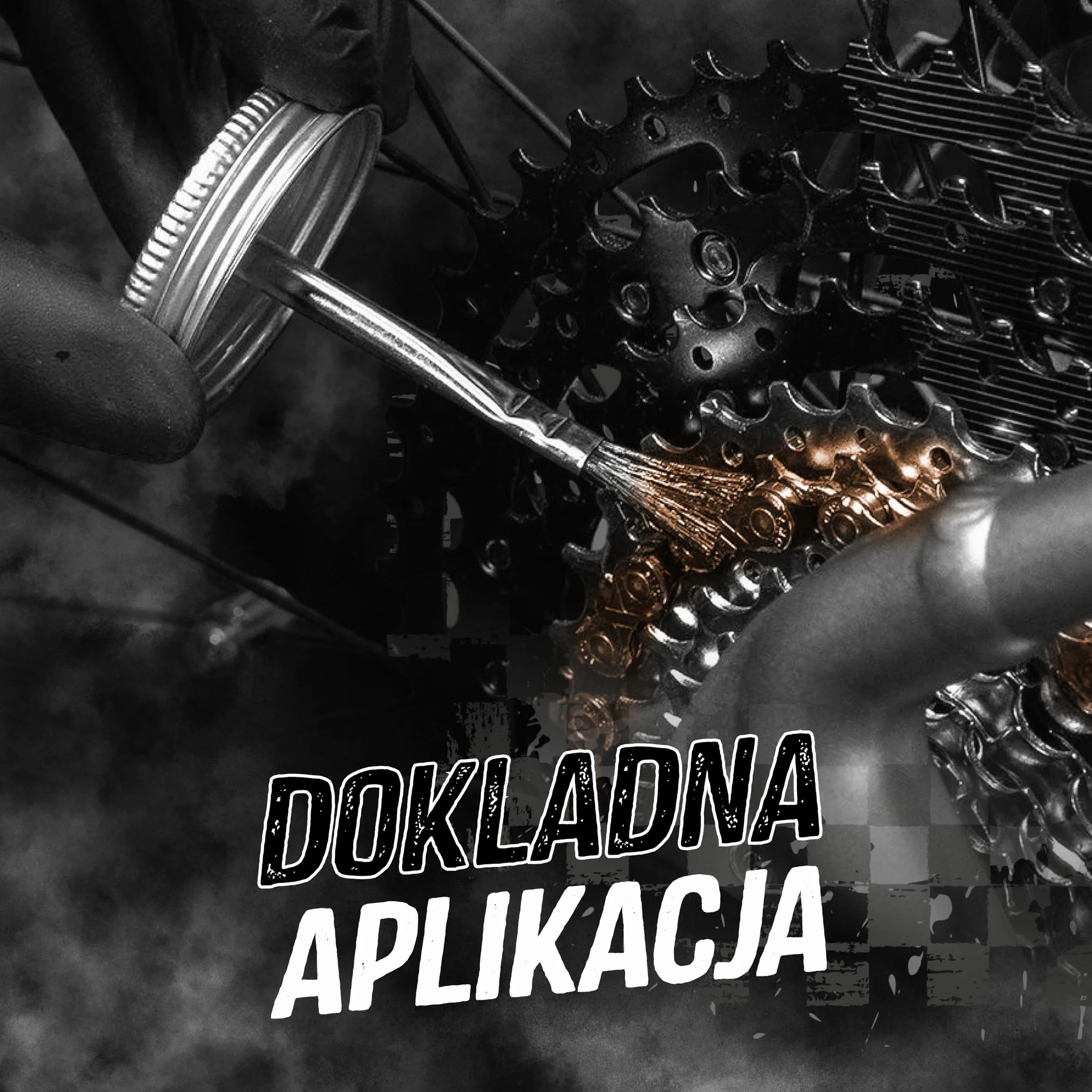 1000 Miglia BKR 6102 HIGH PERFORMANCE Smar do Łańcucha Rowerowego do użytku profesjonalnego - 60 ml, w każdych warunkach, Fluorescencyjny, Pojemnik All-In-One z Pędzelkiem