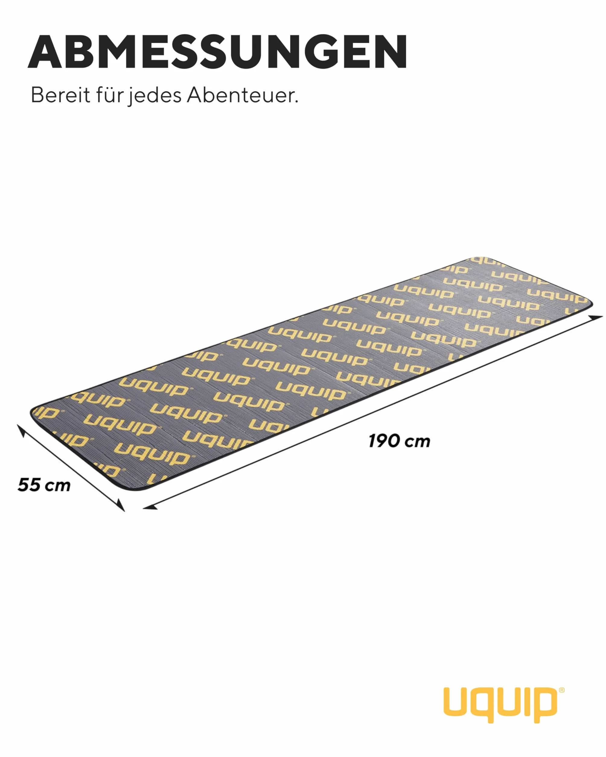 Uquip Karimata Flexy 190 mata ochronna przed zimnem i wilgocią 190 x 55 cm