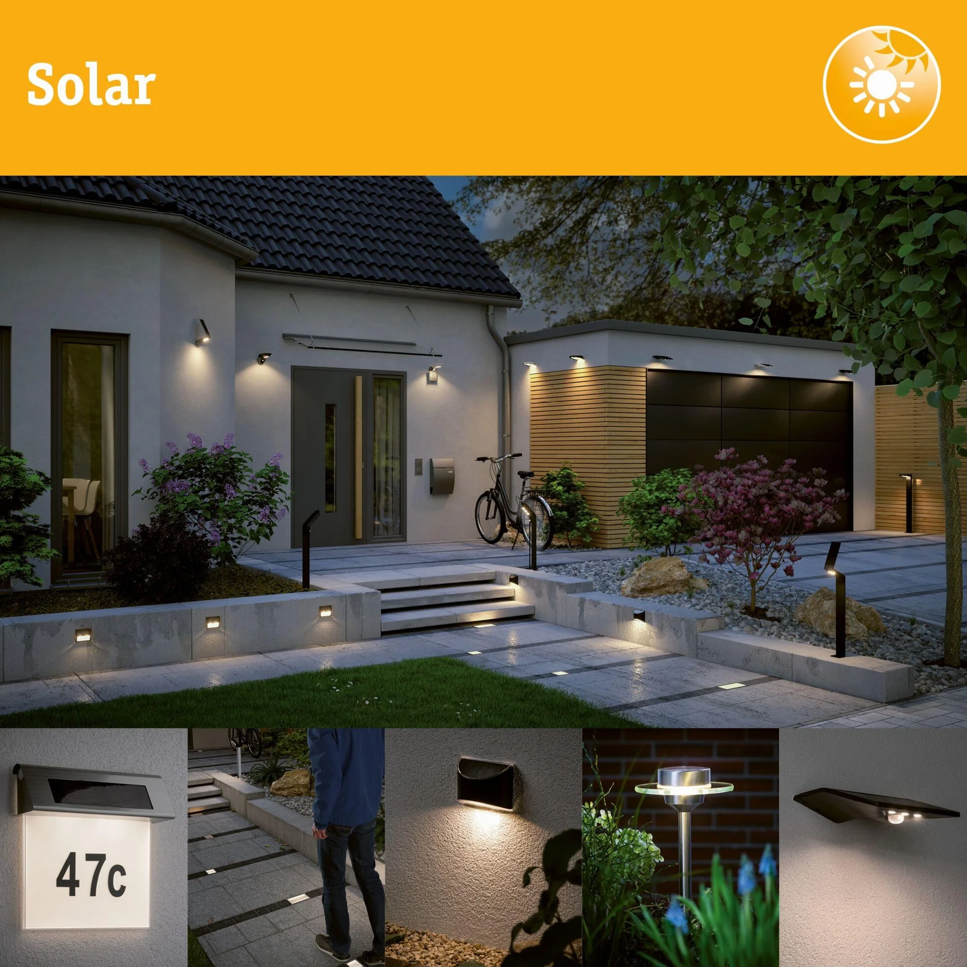 Paulmann Solar Ryse Lampa Ogrodowa Antracytowy 19,4 x 15,4 x 79,6 cm