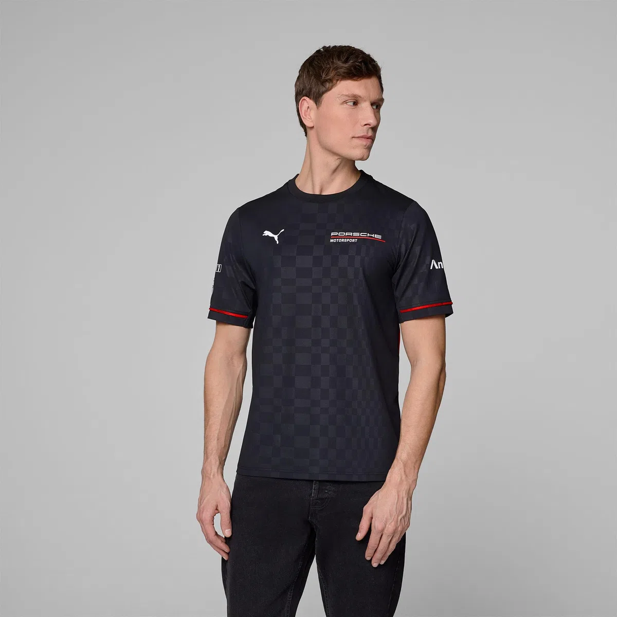 PUMA Porsche Motorsport męska koszulka drużynowa - czarna