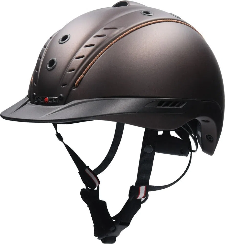 Casco Kask jeździecki MISTRALL-2 ciemnobrązowy