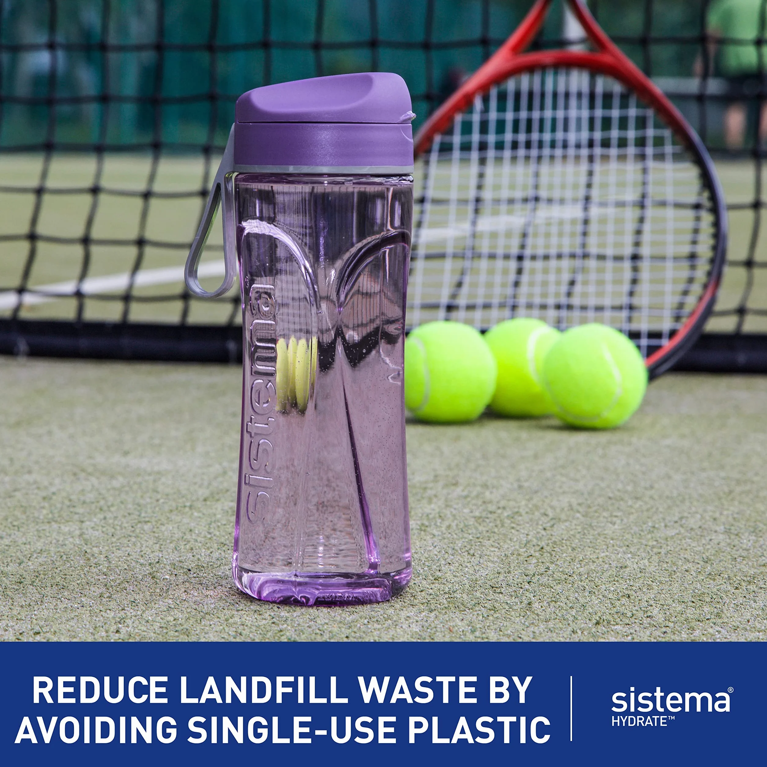 Sistema Swift Sports butelki na wodę 600 ml Tritan, bez BPA, odporne na uderzenia, 2 sztuki