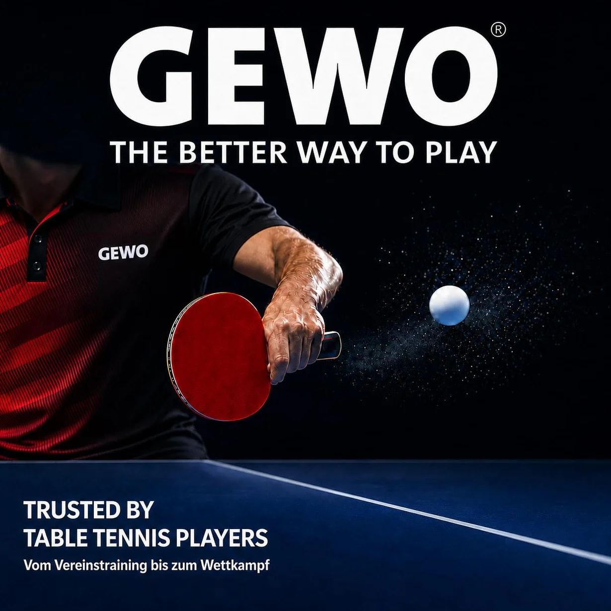 Gewo HydroTec zestaw do czyszczenia wykładzin do tenisa stołowego, spray Grip Spray z chłonną gąbką do czyszczenia, bez rozpuszczalników, środek do czyszczenia wykładzin tenisa stołowego 100 ml,