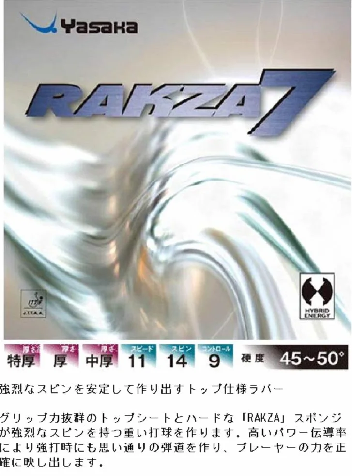 YASAKA Rakza 7 Table Tennis Rubber