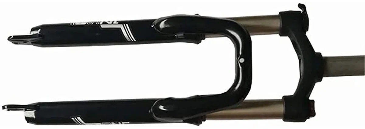 Zawieszenie Rower MTB Widelec Przedni 26 Cal Lekki Rower Górski Widelce Amortyzator Odbicie Amortyzator Regulacja Prosta Rura Kontrola Podwójne Ramię Skok: 80 MM B, 26