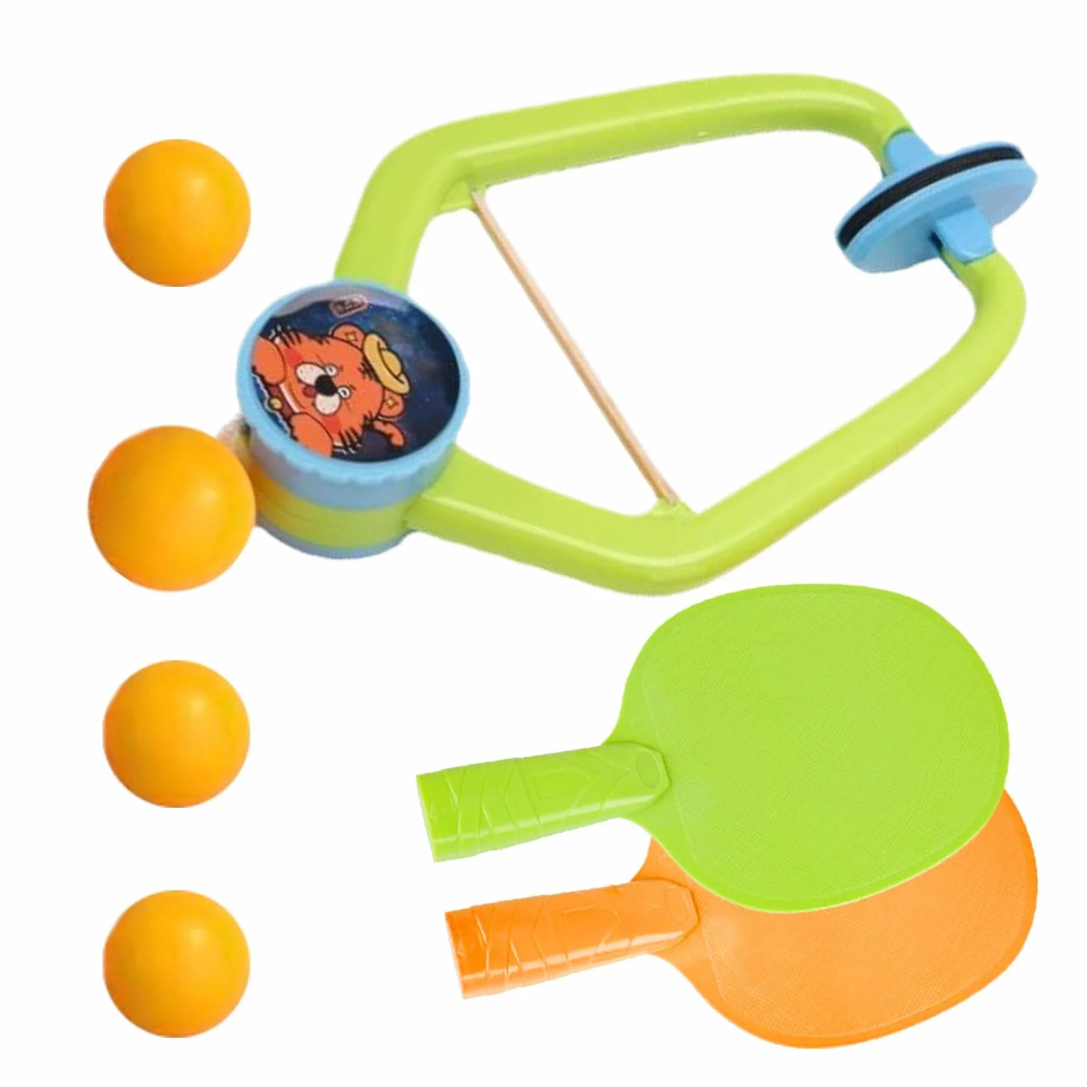 Portable Table Tennis Trainer Adjustable Doorway Design for Kids Home School