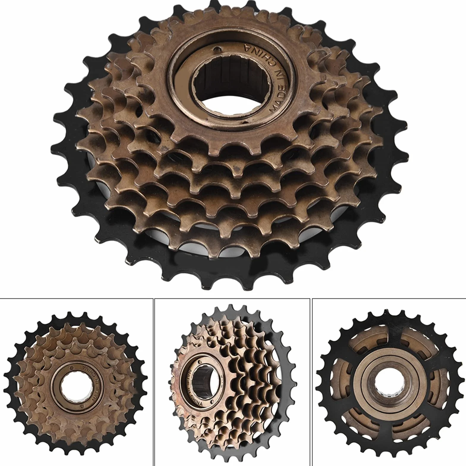 Wolnobieg, Koło Zamachowe Roweru Kaseta Zębatka 7 Prędkości Wymiana Roweru Górskiego Akcesoria Kaseta Koło Zamachowe Mountain Bike Akcesoria Zamienne