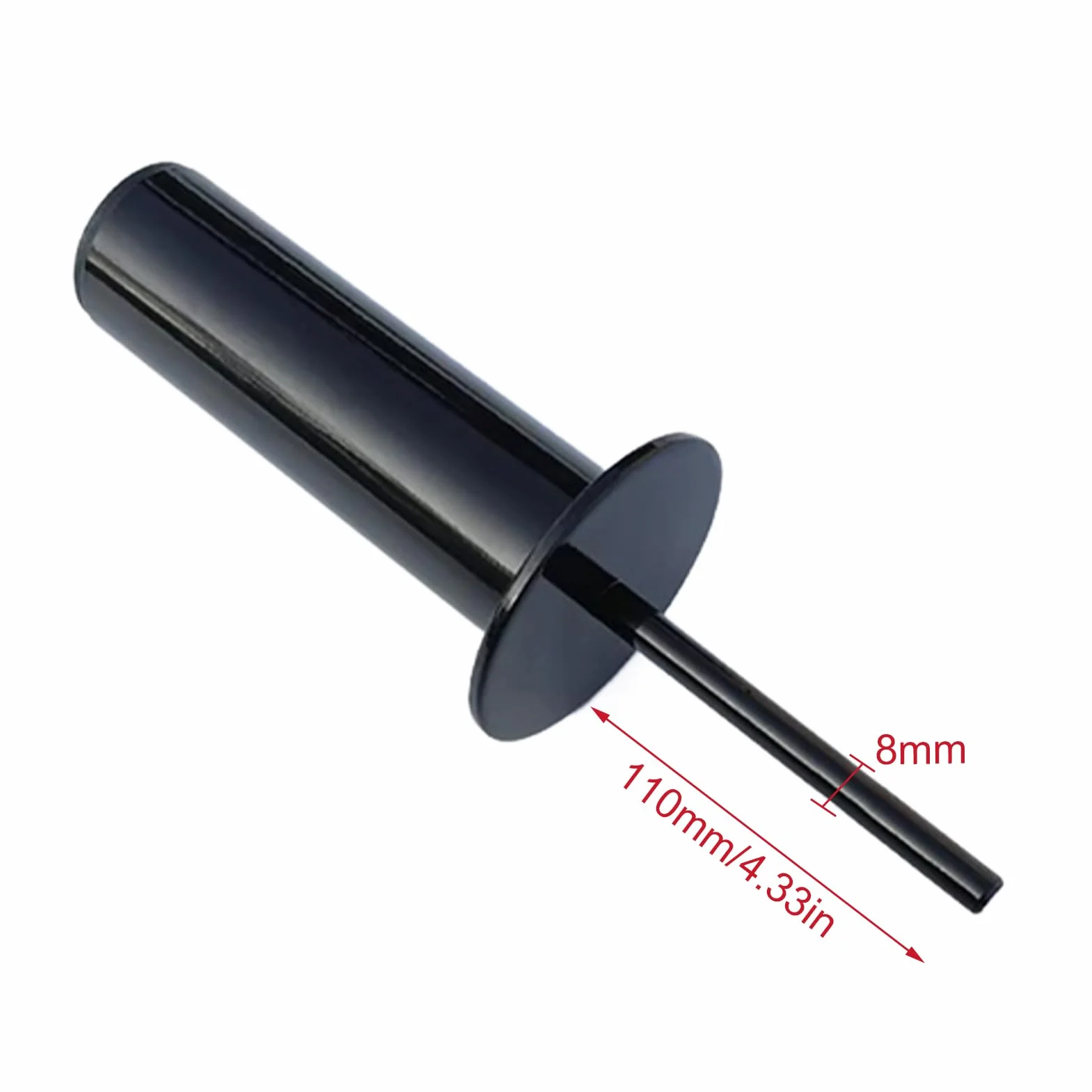 Gym Pin Extender Barbell Plate Add-On Loading Pin Adapter Steel Construction 4.33 Inch Home Gym Weightlifting Accessory