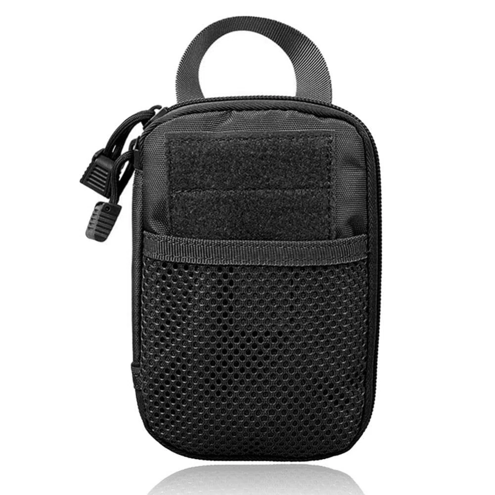 Mini Molle Edc kompaktowy organizer kieszonkowy torba wojskowa siatka narzędzia torba na akcesoria mała