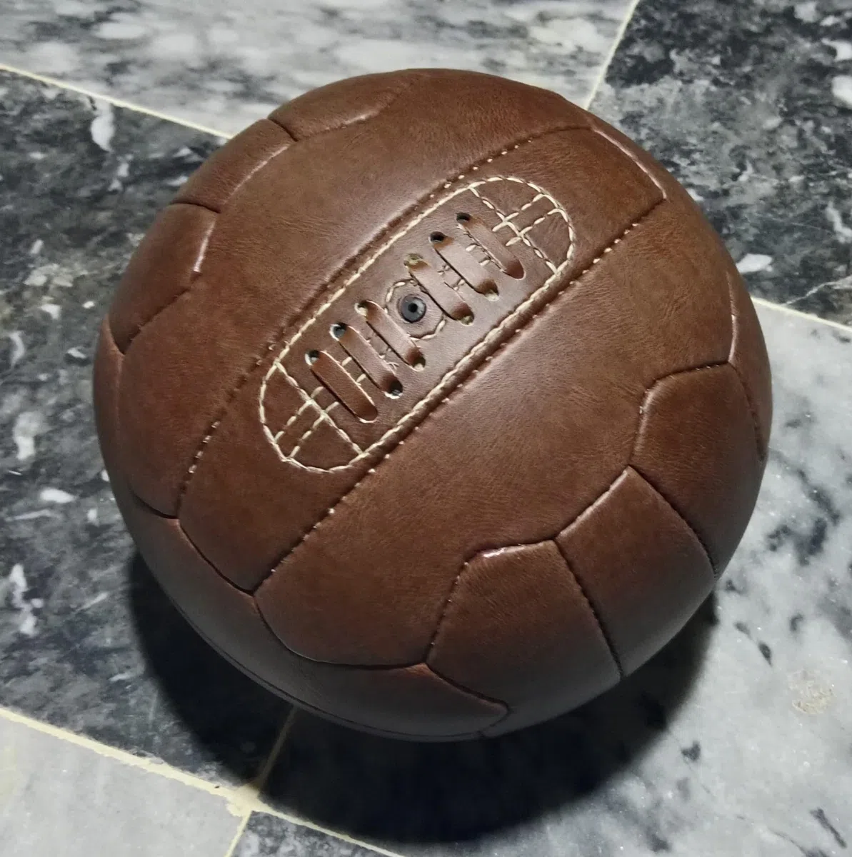 Piłka nożna w stylu vintage, rozmiar 5, brązowa replika Mistrzostw Świata 1966, retro Heritage Football