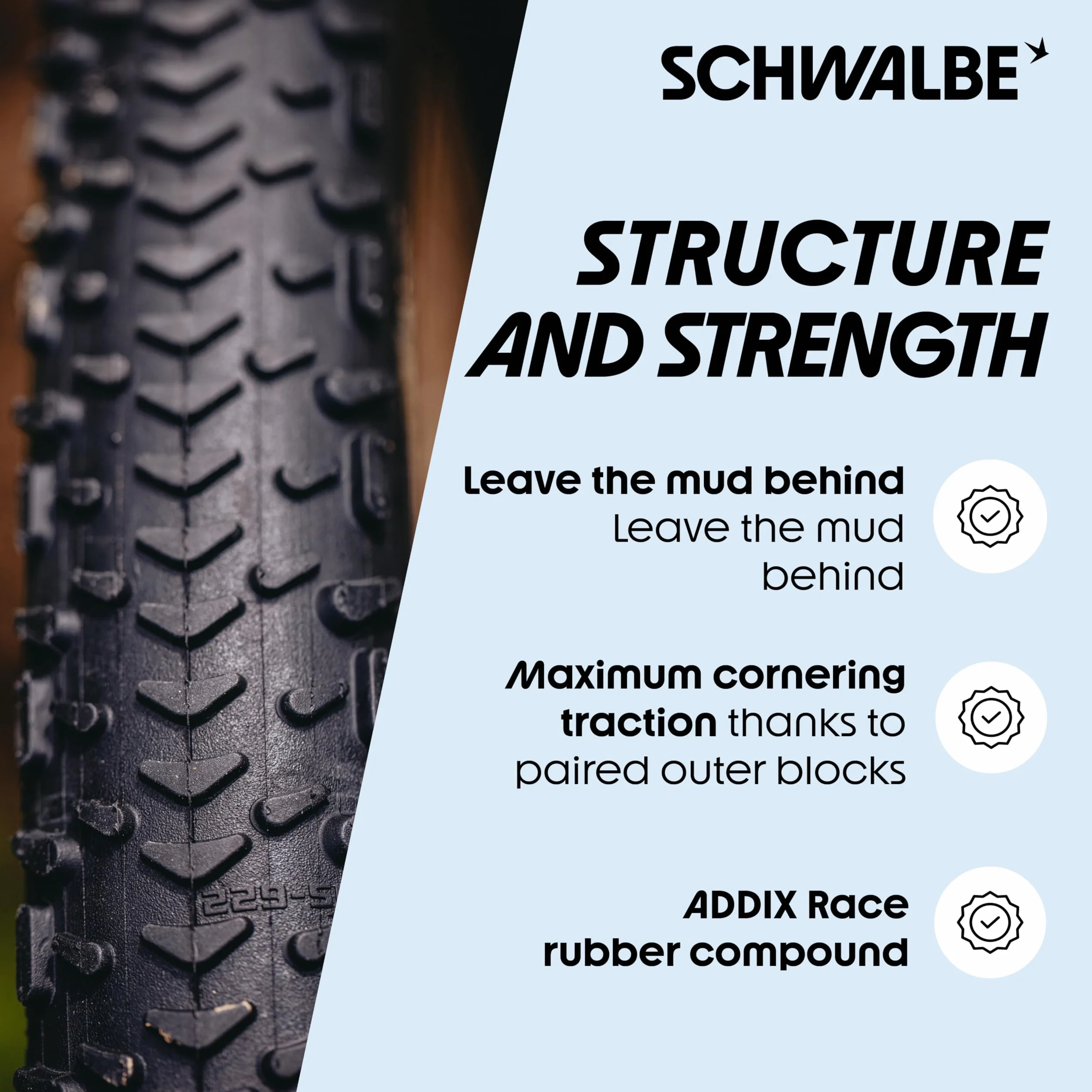 Schwalbe G-One RX Pro Evo Super Race V-Guard TLR składana opona, przezroczysta ścianka boczna, 28 x 2,00 (50-622)