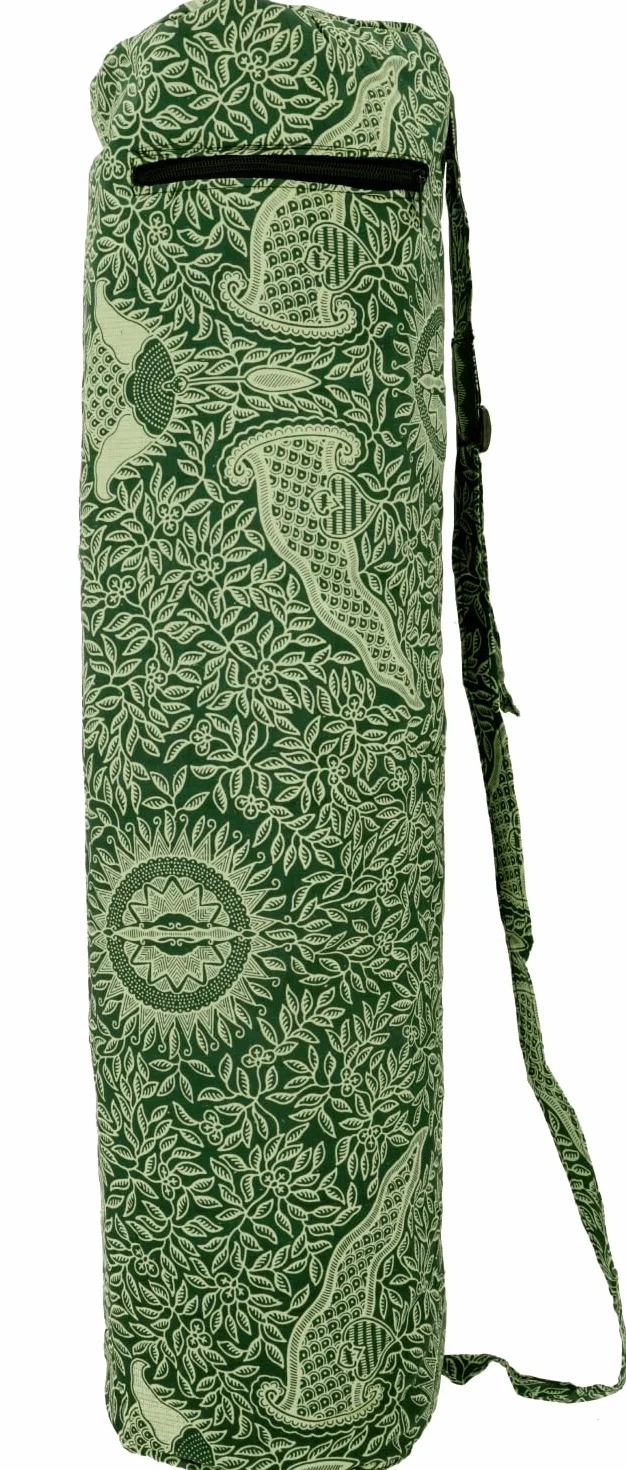 Torba na matę do jogi bawełniana 65x20x20 cm czerwony