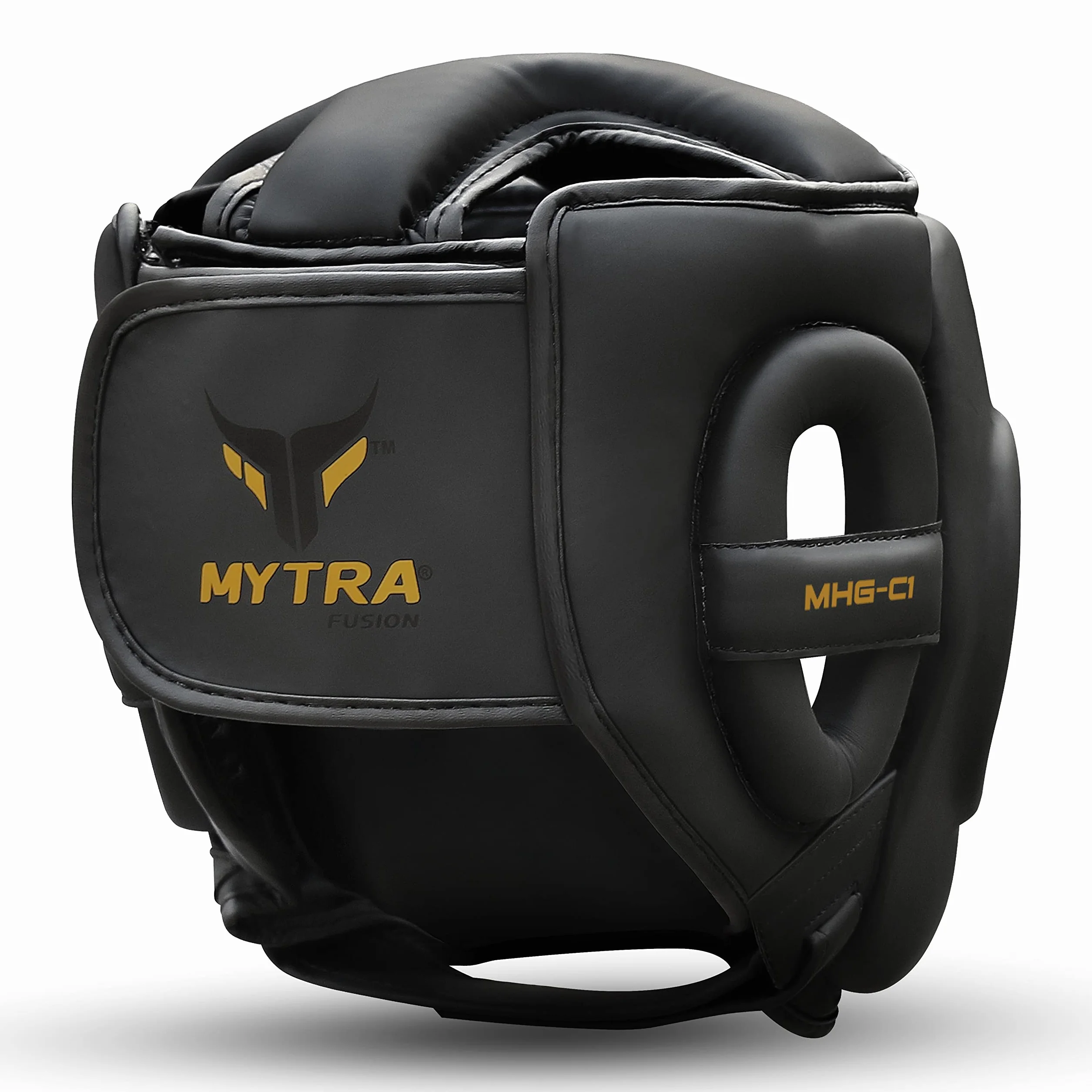 Mytra Fusion Ochraniacz głowy boks MMA Kickboxing Grappling Taekwondo Karate Training nakrycie głowy, rozmiar uniwersalny dla wszystkich