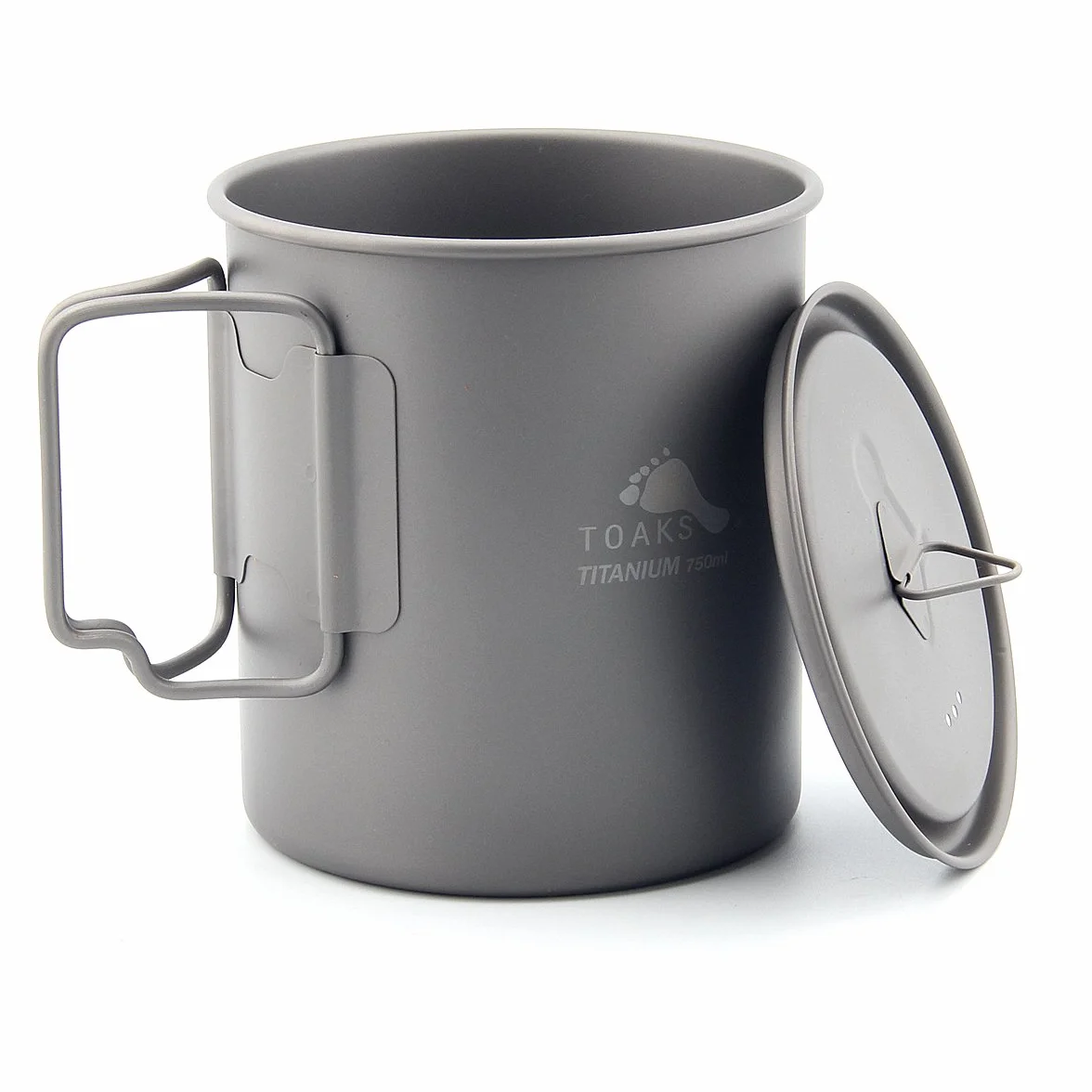 TOAKS Outdoor Camping Titan Cup und Titan Topf (a-750ml Becher)