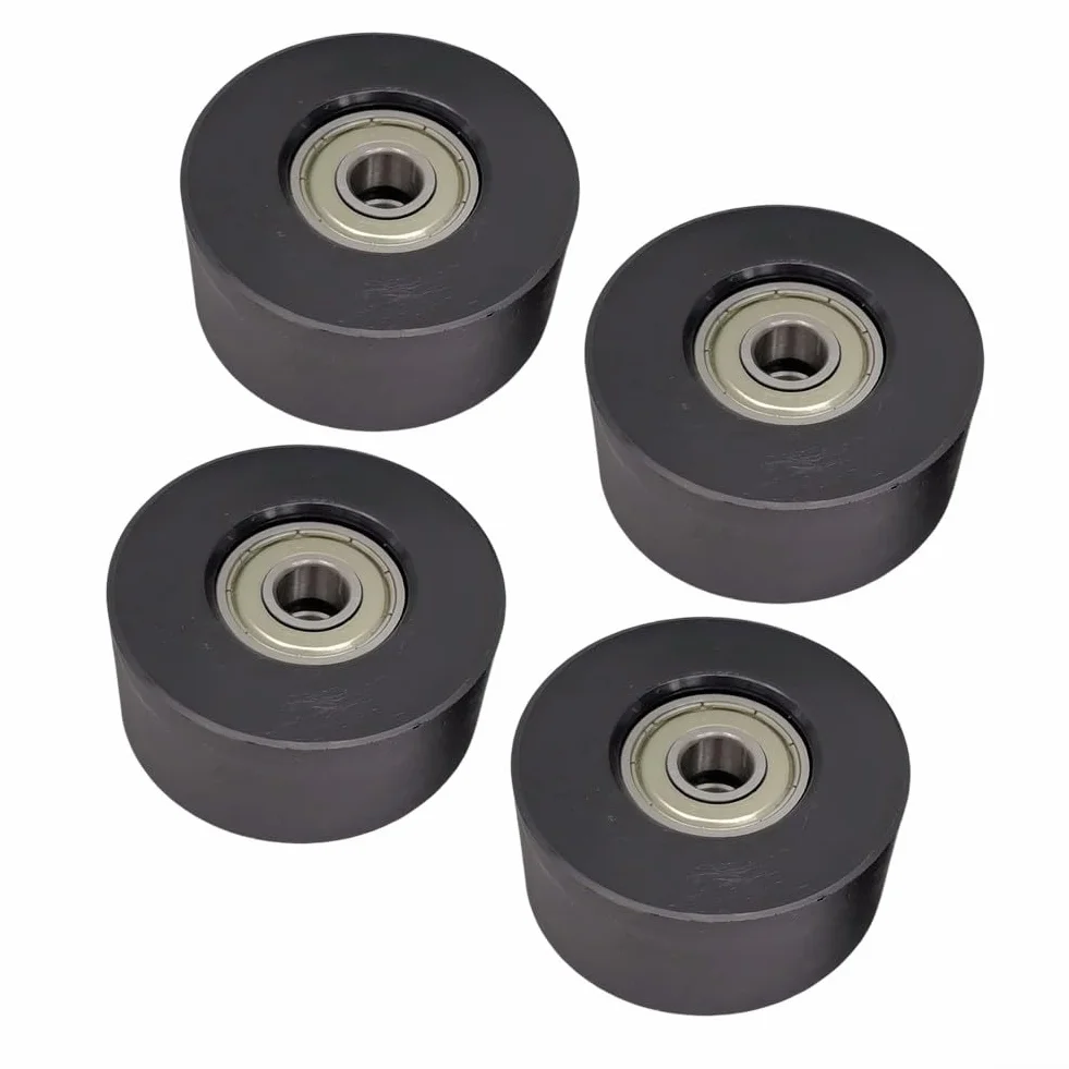 4 szt. wioślarz wodny siedzenia koła siedzenia poduszka ruchome koło 45 x 21 x 8 mm