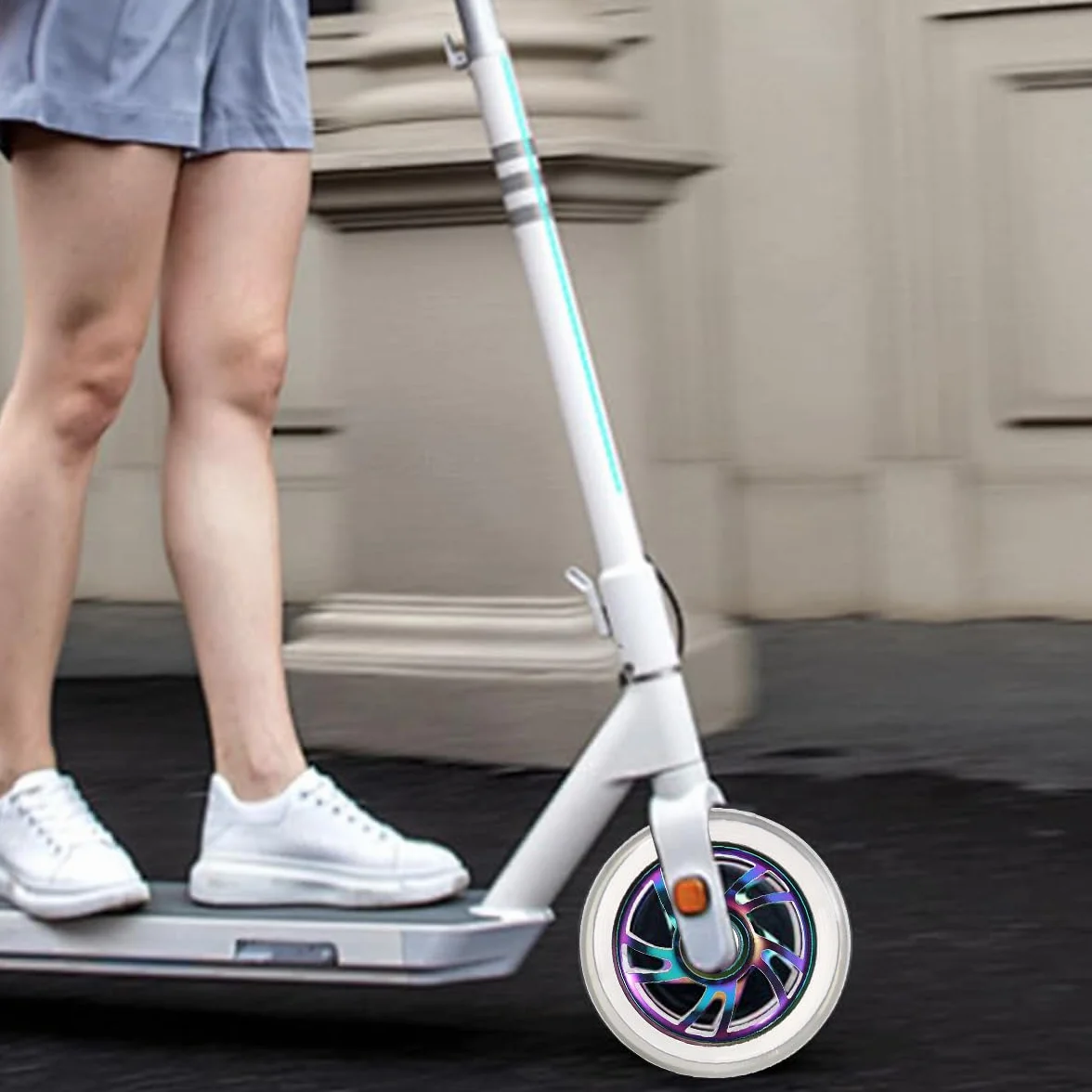 Para 110mm kółek do deskorolki z łożyskami Abec 9 do hulajnóg, seria stopowa, profesjonalne koła do deskorolki wyczynowej, 2 sztuki, wymienne rolki z PVC