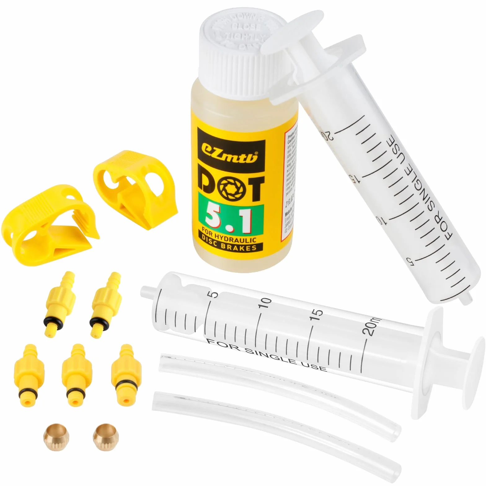 Zestaw do odpowietrzania hamulców hydraulicznych SRAM, zestawy hydrauliczne do wymiany płynu hamulcowego, w tym wysokowydajny płyn hamulcowy, olej DOT, 60 ml