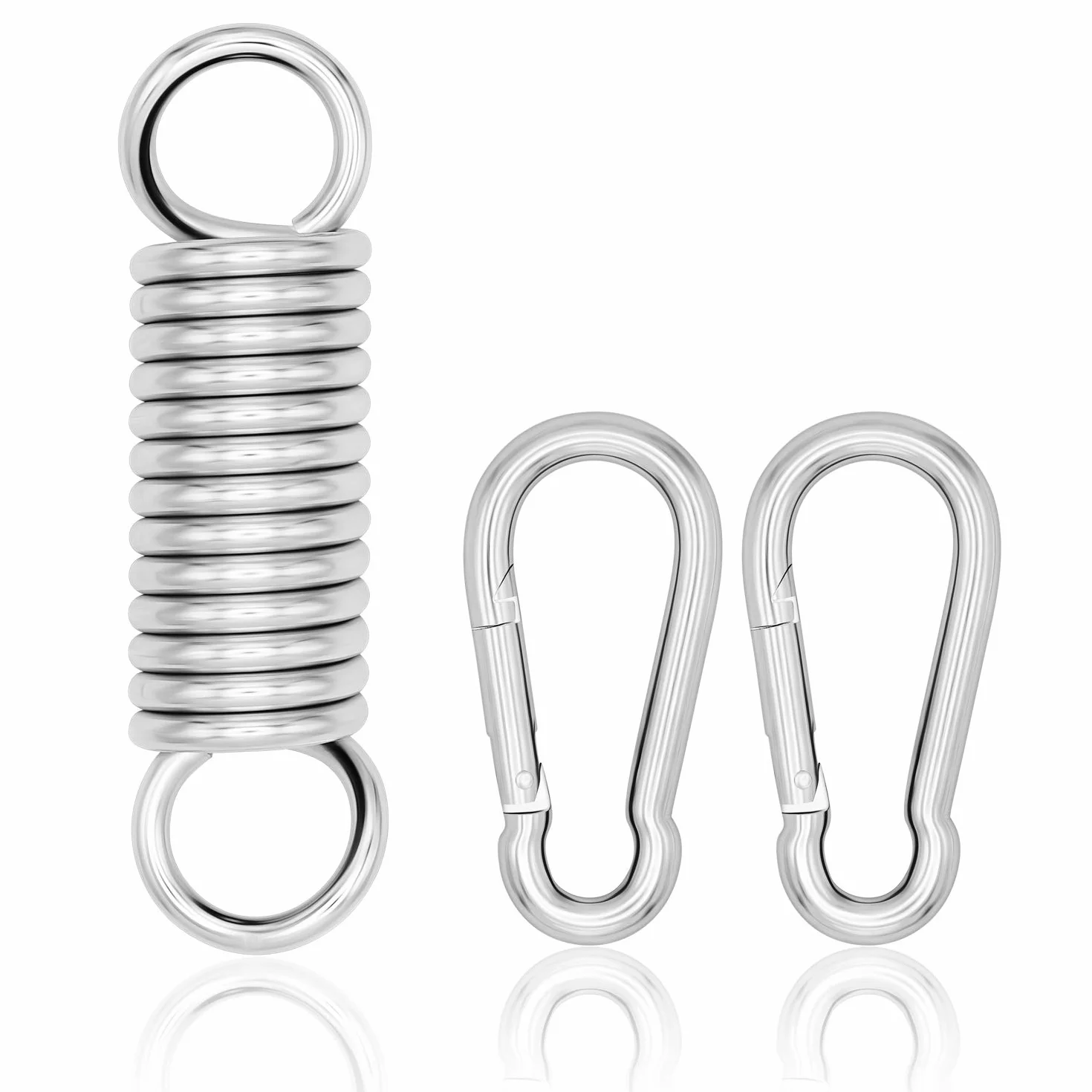 Anti Shock Sprężyna do worka treningowego z 2 karabinkami I Jakość Made in EU I Idealne akcesorium do worka treningowego i zawieszenia worka treningowego I 130 kg