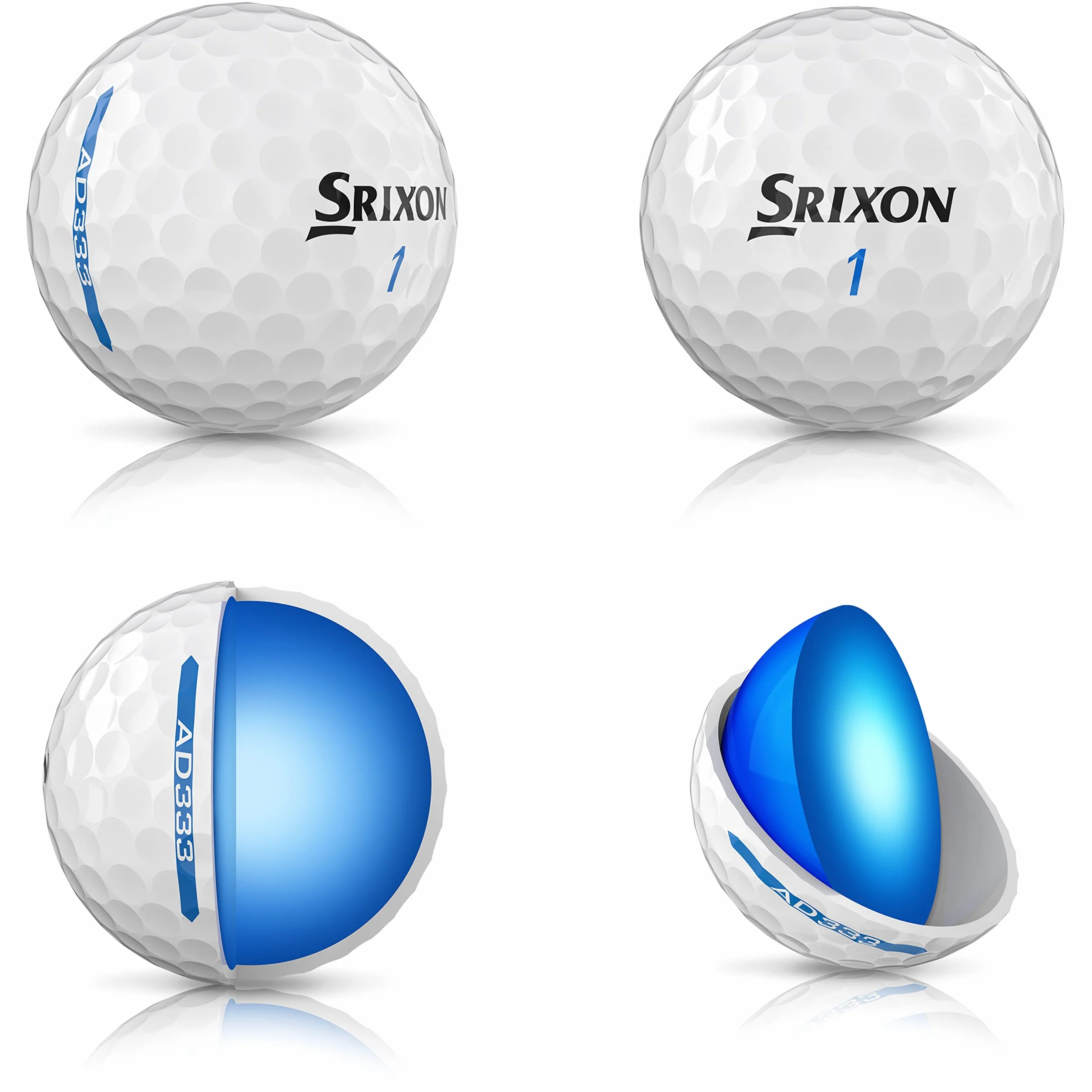 Srixon AD333 piłka golfowa biała 12 sztuk