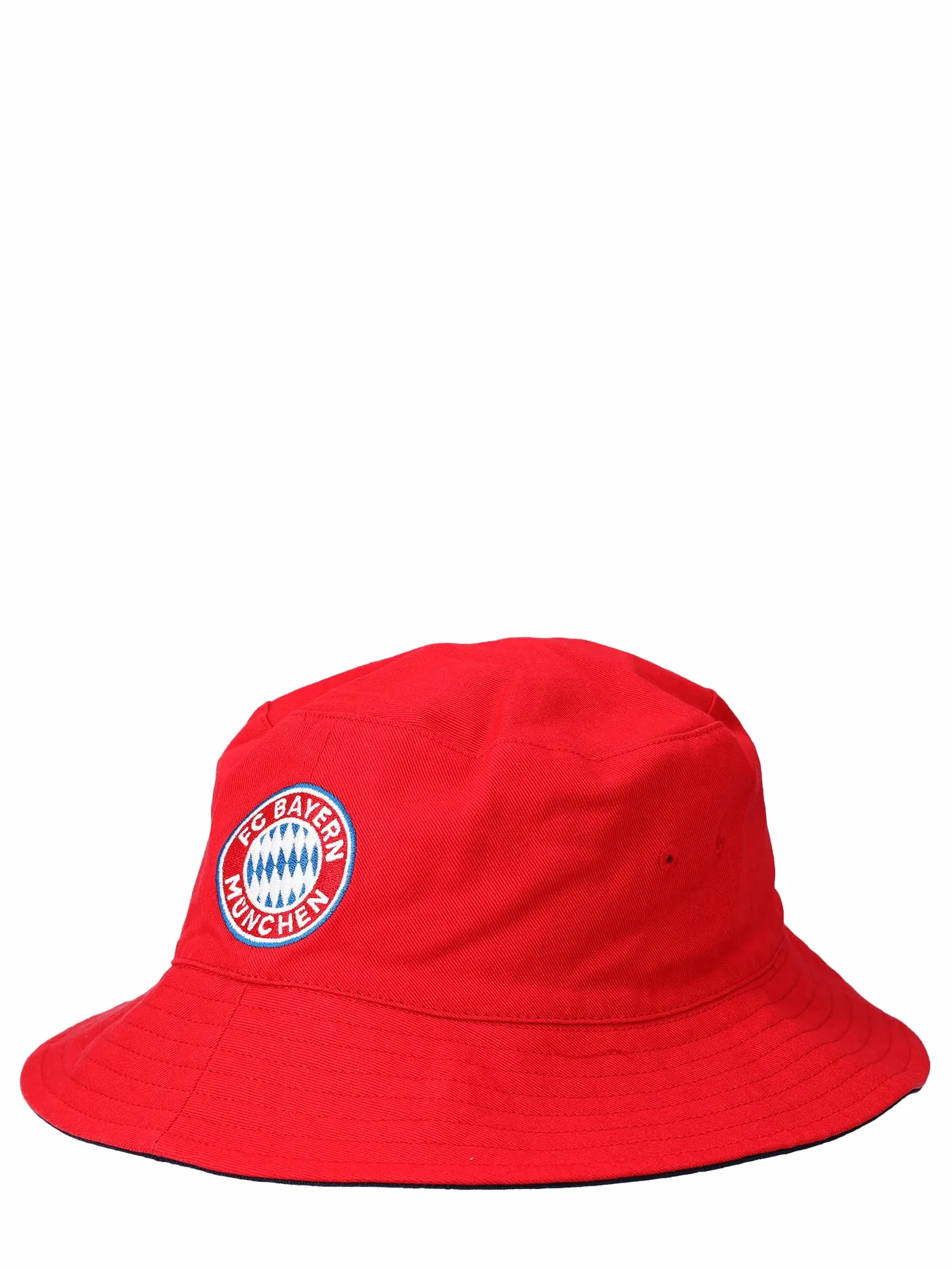 FC Bayern München Kapelusz rybacki dwustronny czerwony granatowy M