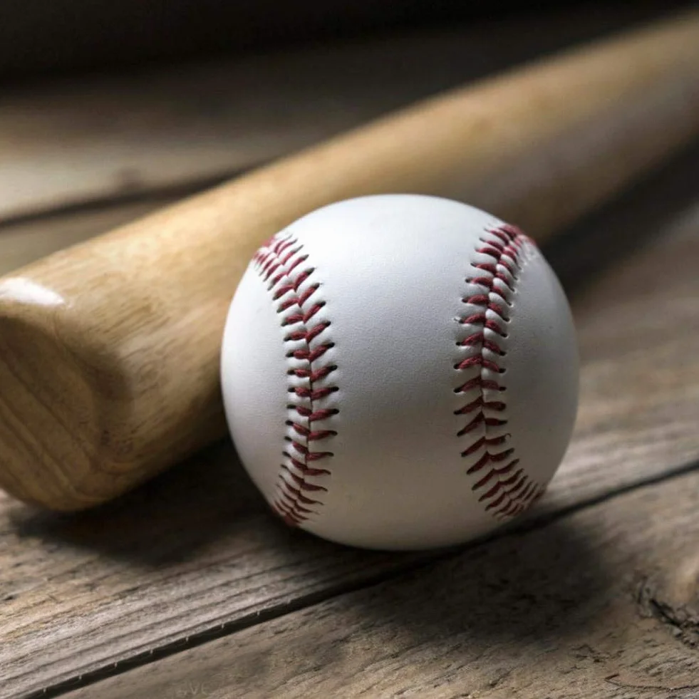 Miękka piłka do baseballu z litego drewna kij baseballowy do ćwiczeń
