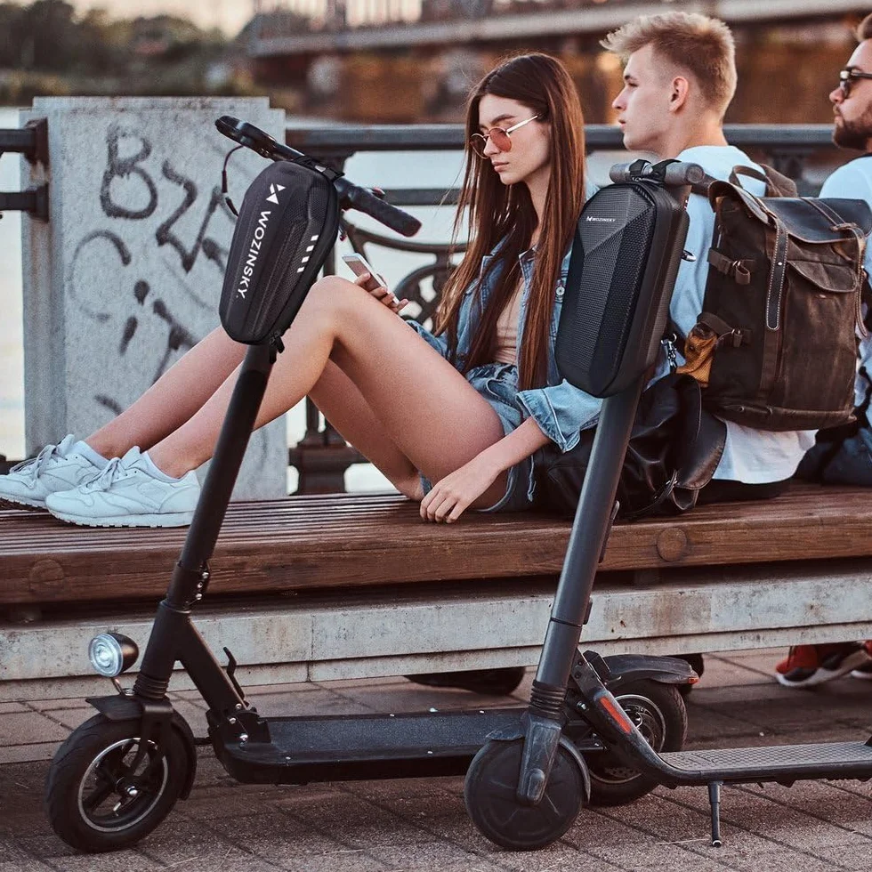 WOZINSKY Torba na skuter elektryczny Xiaomi MI Mijia M365, wodoszczelna, torba do Sedway Ninebot E ES1/ES2/ES3/ES4 3L
