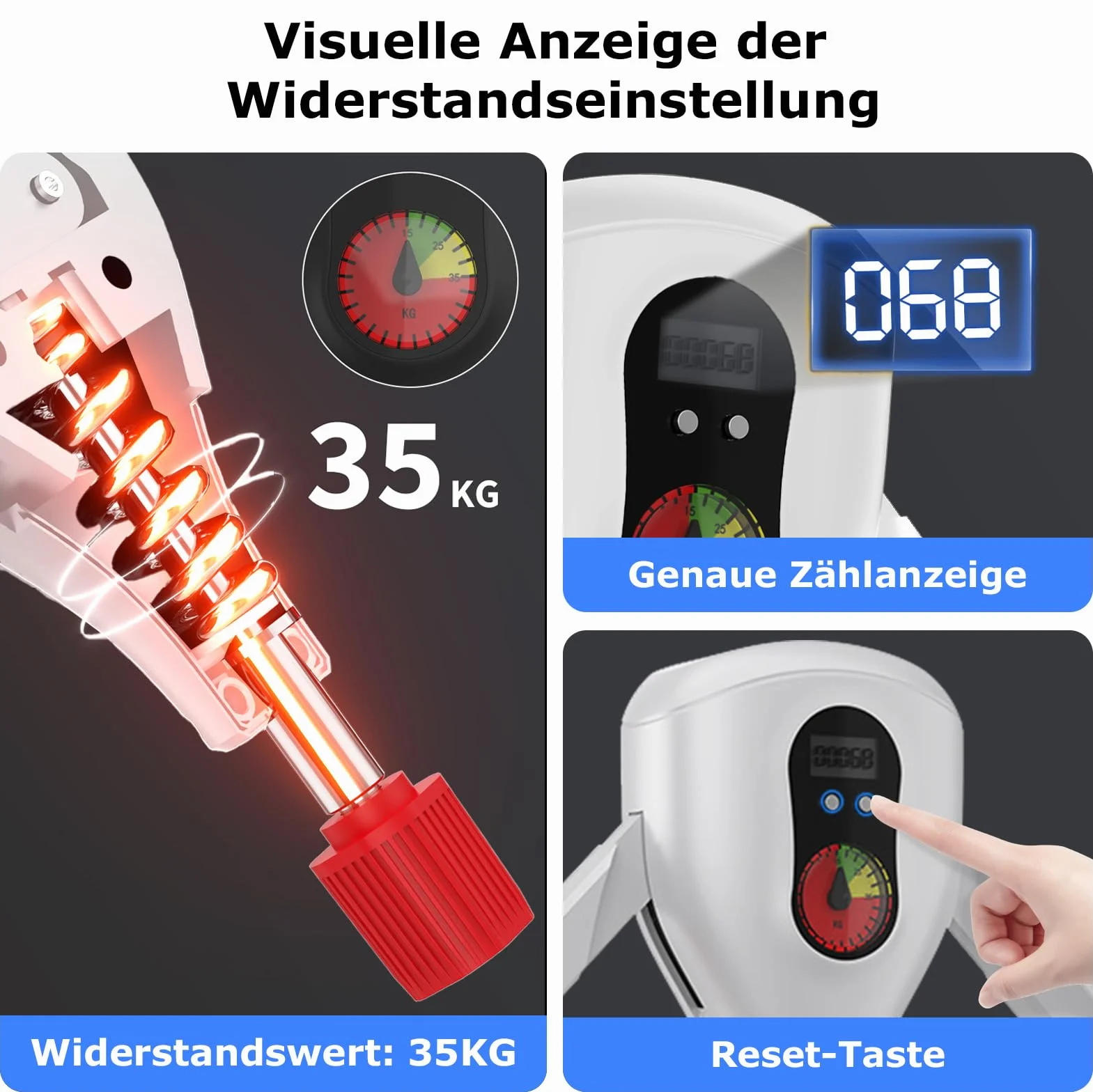 Trenażer ud, prasa do nóg, licznik LCD, dla kobiet i mężczyzn, wielofunkcyjny trener nóg, trener dna miednicy, dla kobiet i mężczyzn