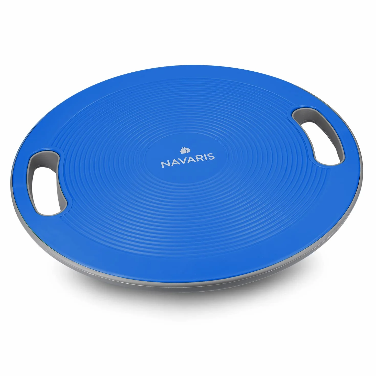 Navaris Deska do balansowania z uchwytem – terapia żyroskopowa deska do ćwiczeń – fitness rehabilitacja równowagi siłowej – deska sportowa o średnicy 40 cm – deska kołyskowa do terapii