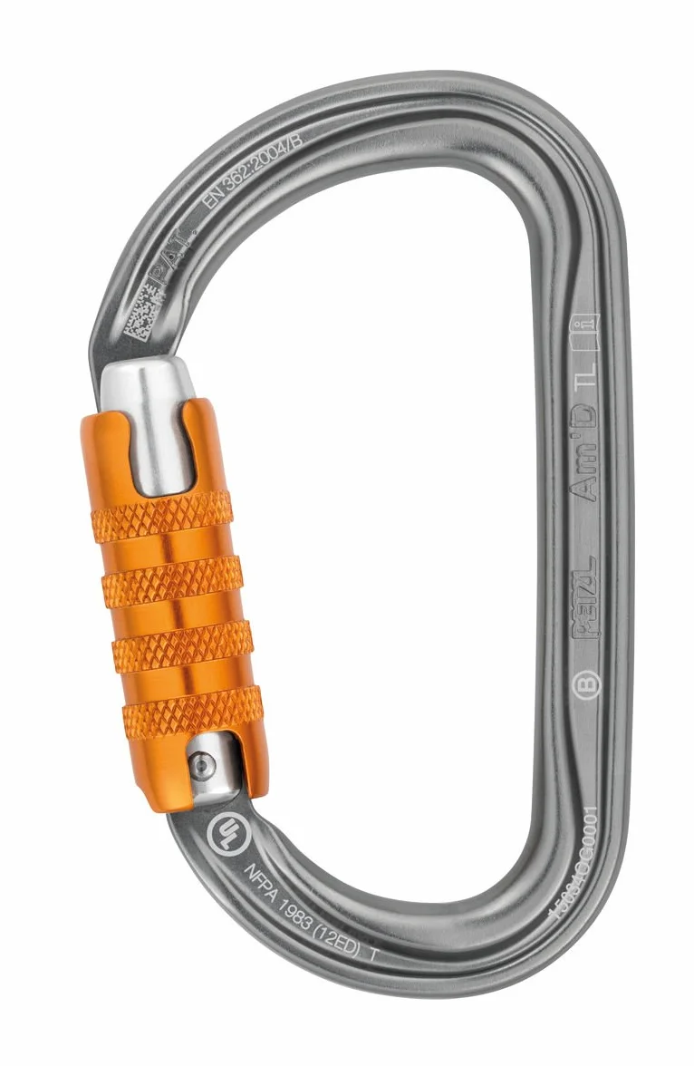 Petzl M34A TL Am'D asymetryczny aluminiowy karabińczyk, rozmiar: Blokada triaktu