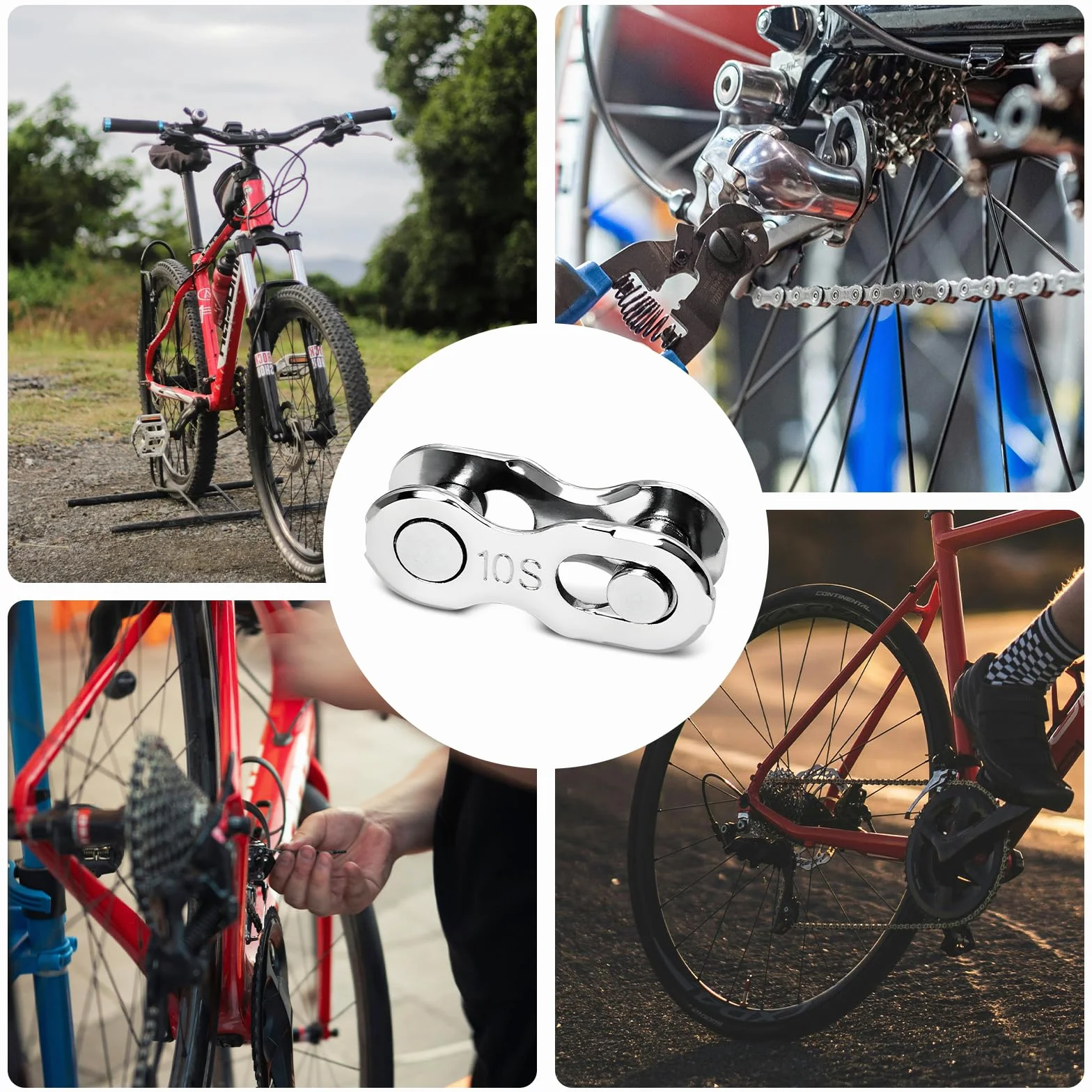 Zapięcie łańcuchowe Shimano 10 przegródek ogniwa łańcucha rowerowego