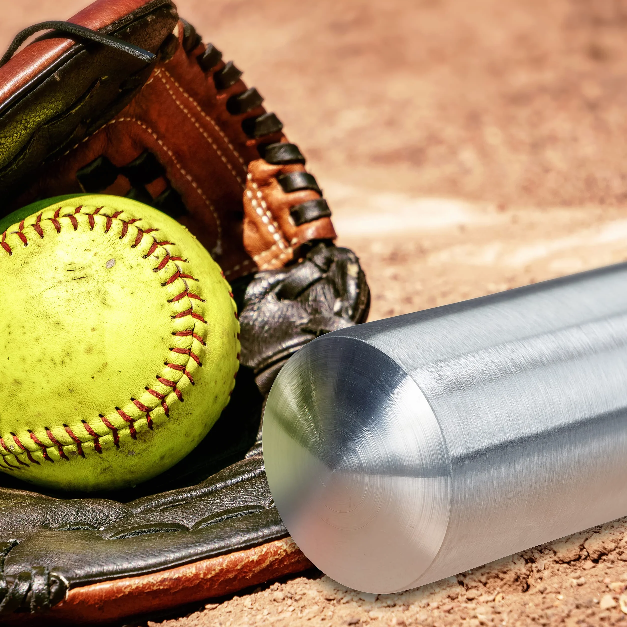 Relaxdays kij baseballowy z aluminium, lekki kij softballowy, do samoobrony, antypoślizgowy uchwyt, 34 cali, srebrny
