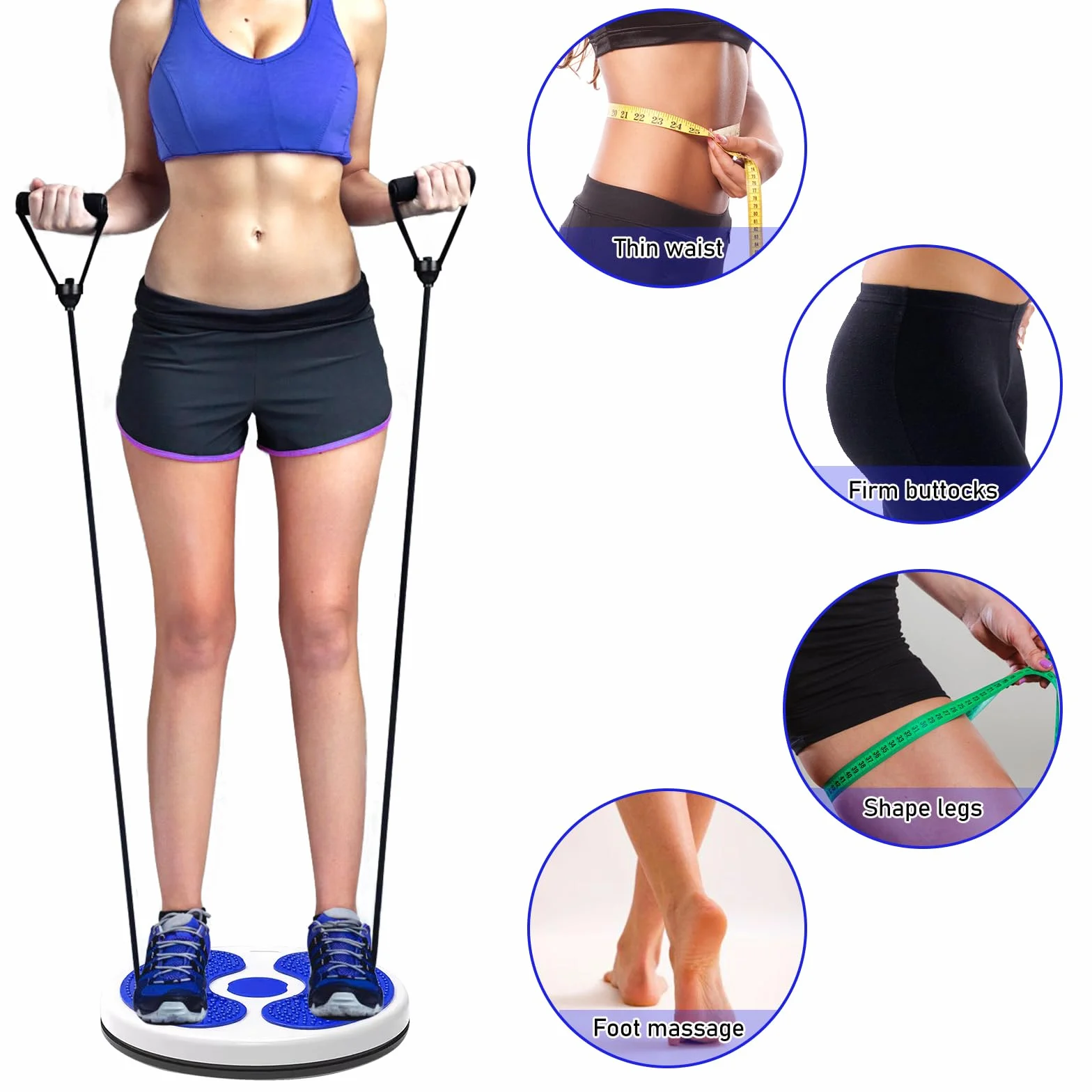 Nizirioo Twist Board Twist Waist, Twist Waist Board Disc Board ze sznurkiem, do fitnessu i ruchu bioder i talii Twist Waist do fitnessu i treningu