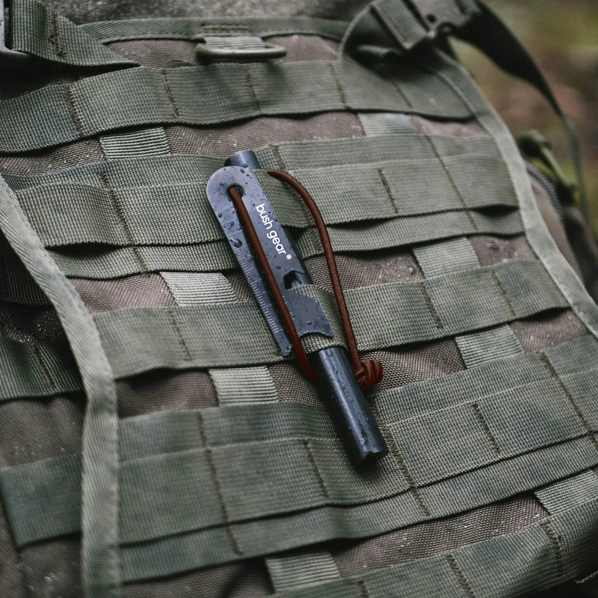 BUSHGEAR krzesiwo XXL Black Steels wyjątkowo mocne iskrzenie survival bushcraft
