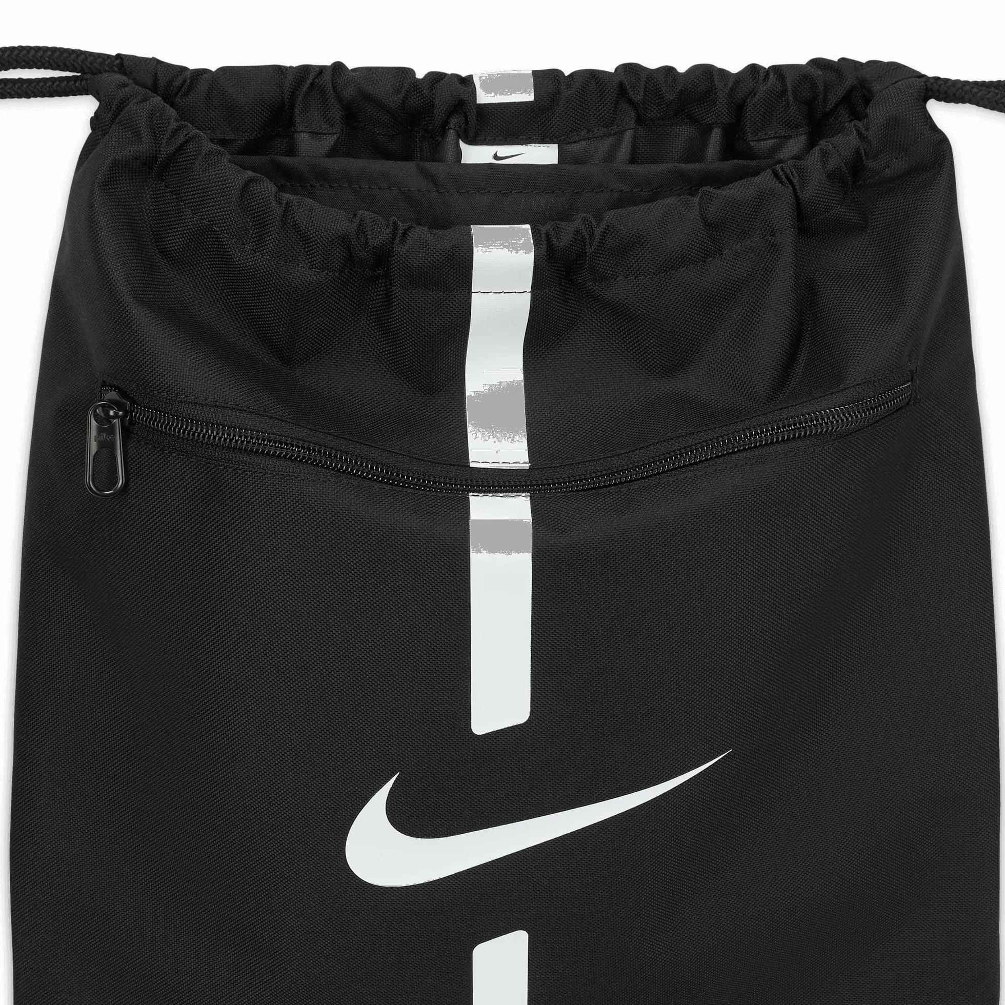 Nike Uniseks Acdmy Gmsk Torba na Siłownię, Czarny/Biały, 9L