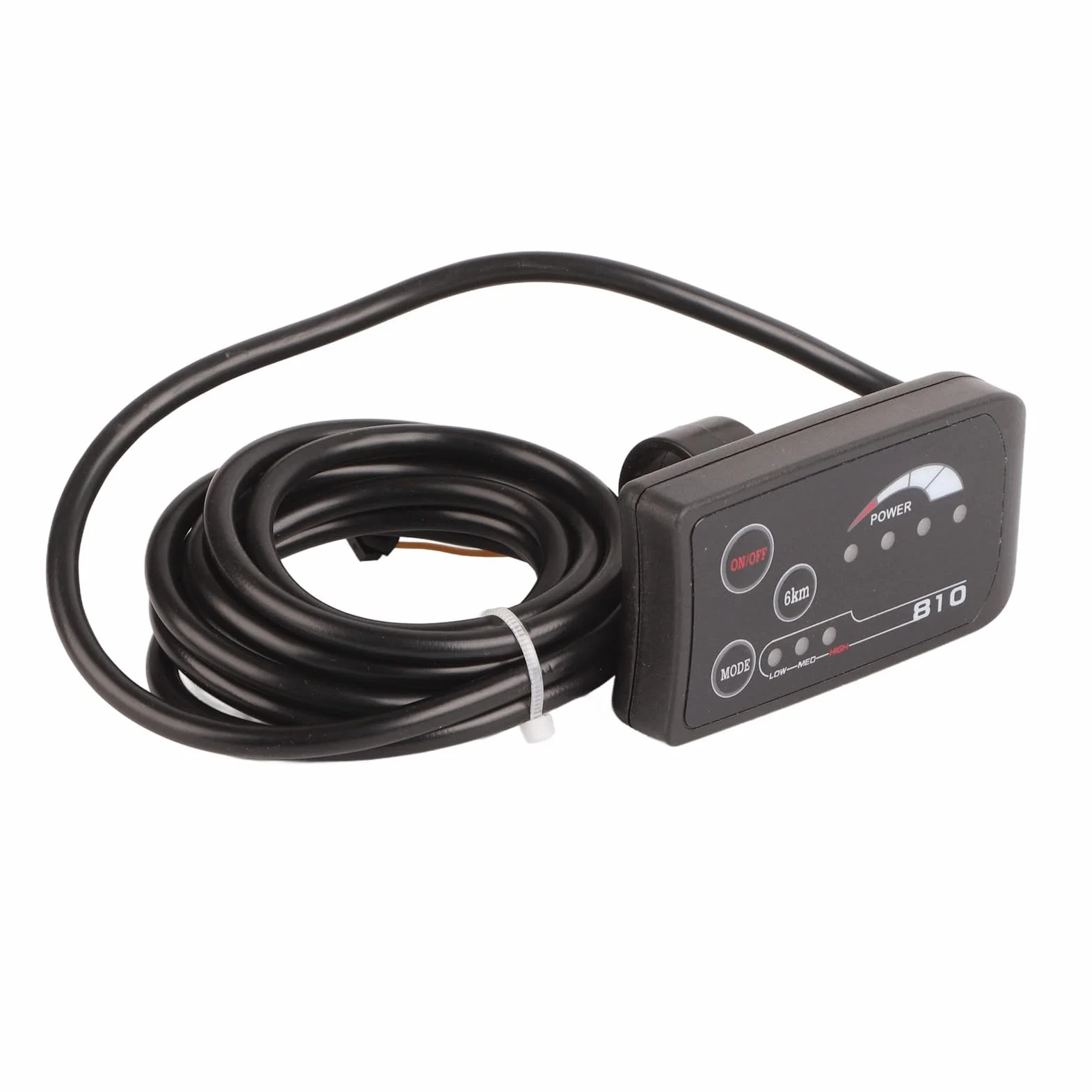Wyświetlacz LED do roweru elektrycznego 810 z 5-przewodowym kablem, panel sterowania, rower elektryczny, wyświetlacz LED 810, z 5-przewodowym kablem, panel sterowania