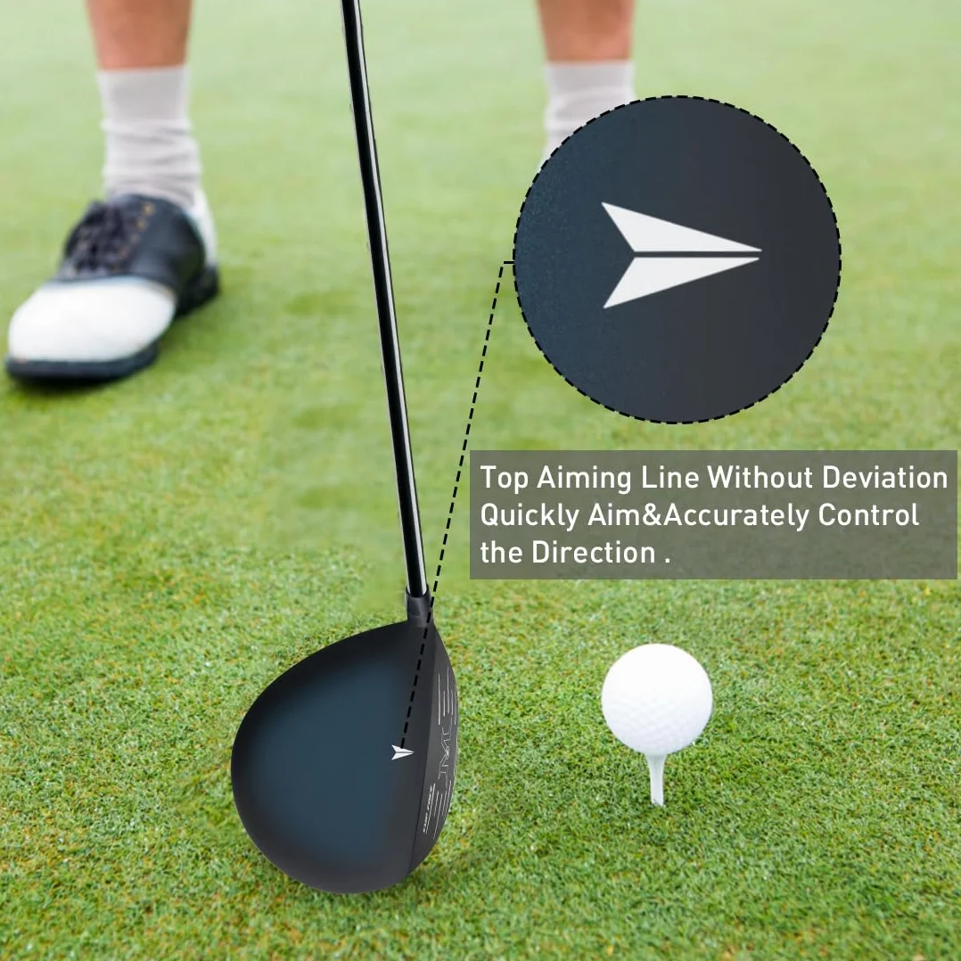 MAZEL Tytanowy kierowca golfowy 460 cm³ praworęczny