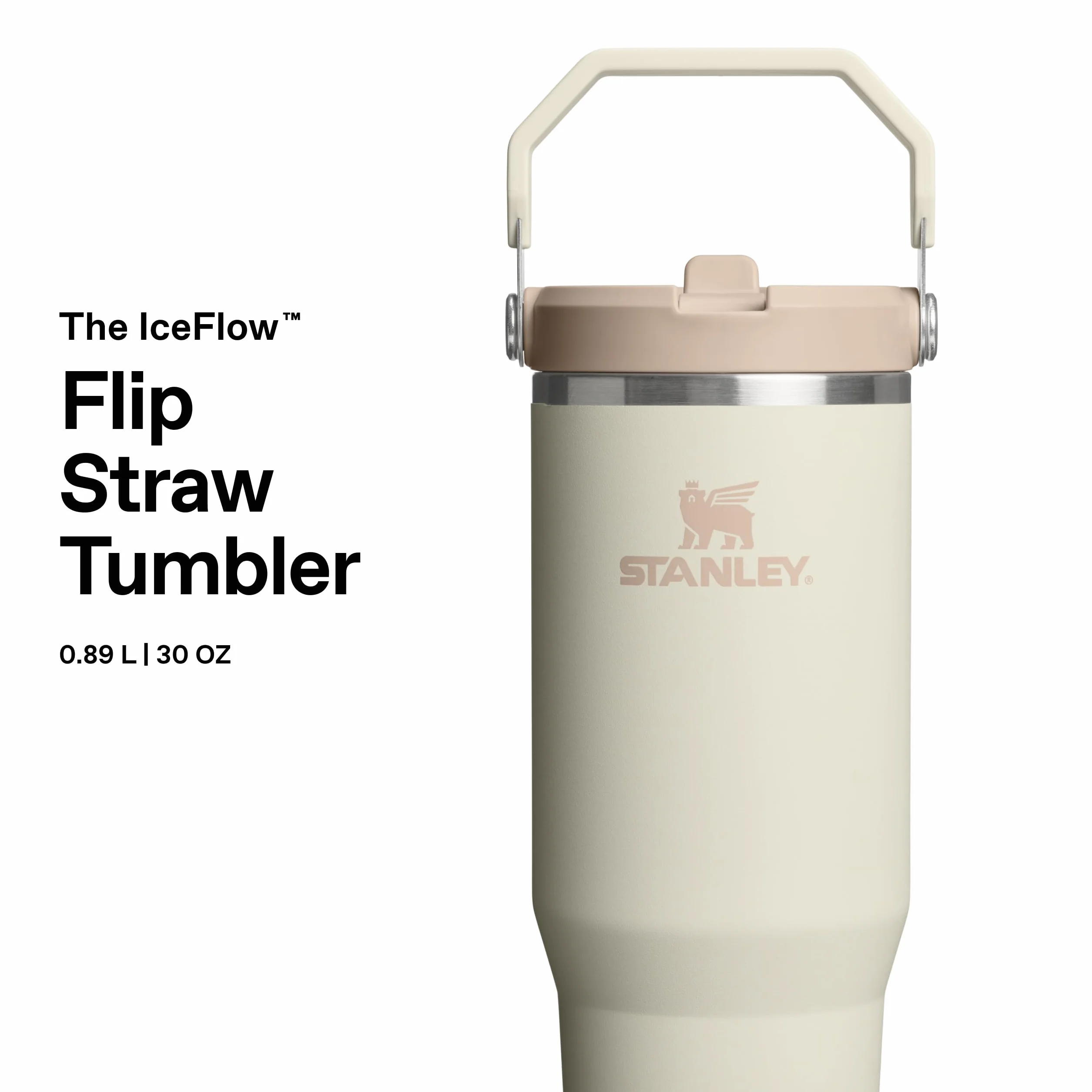 Stanley IceFlow Flip Straw Butelka na Wodę 0.89L Stal Nierdzewna Szczelna