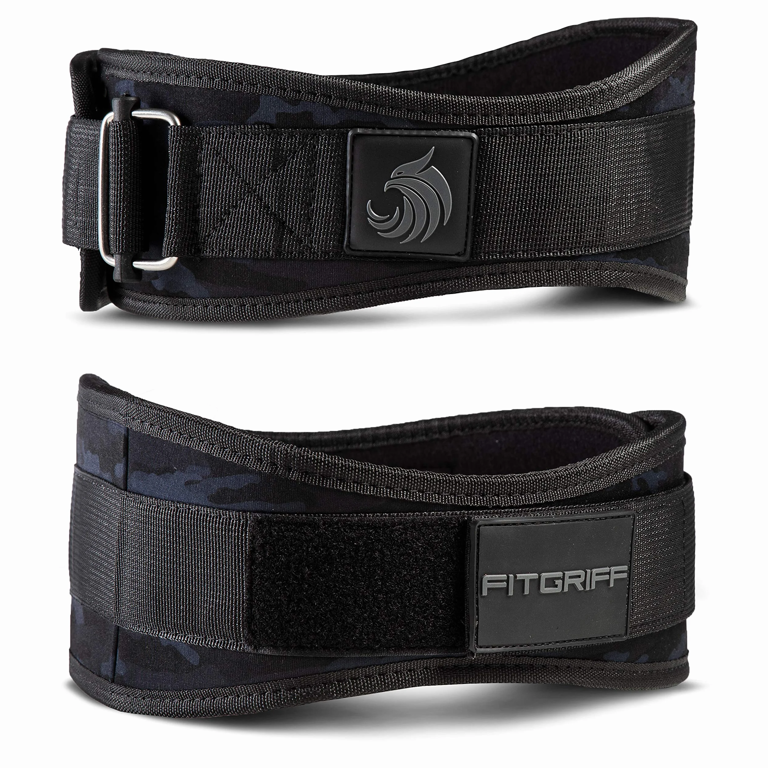 FITGRIFF® Pas do podnoszenia ciężarów V2 – pas treningowy dla kobiet i mężczyzn, kulturystyka, crossfit