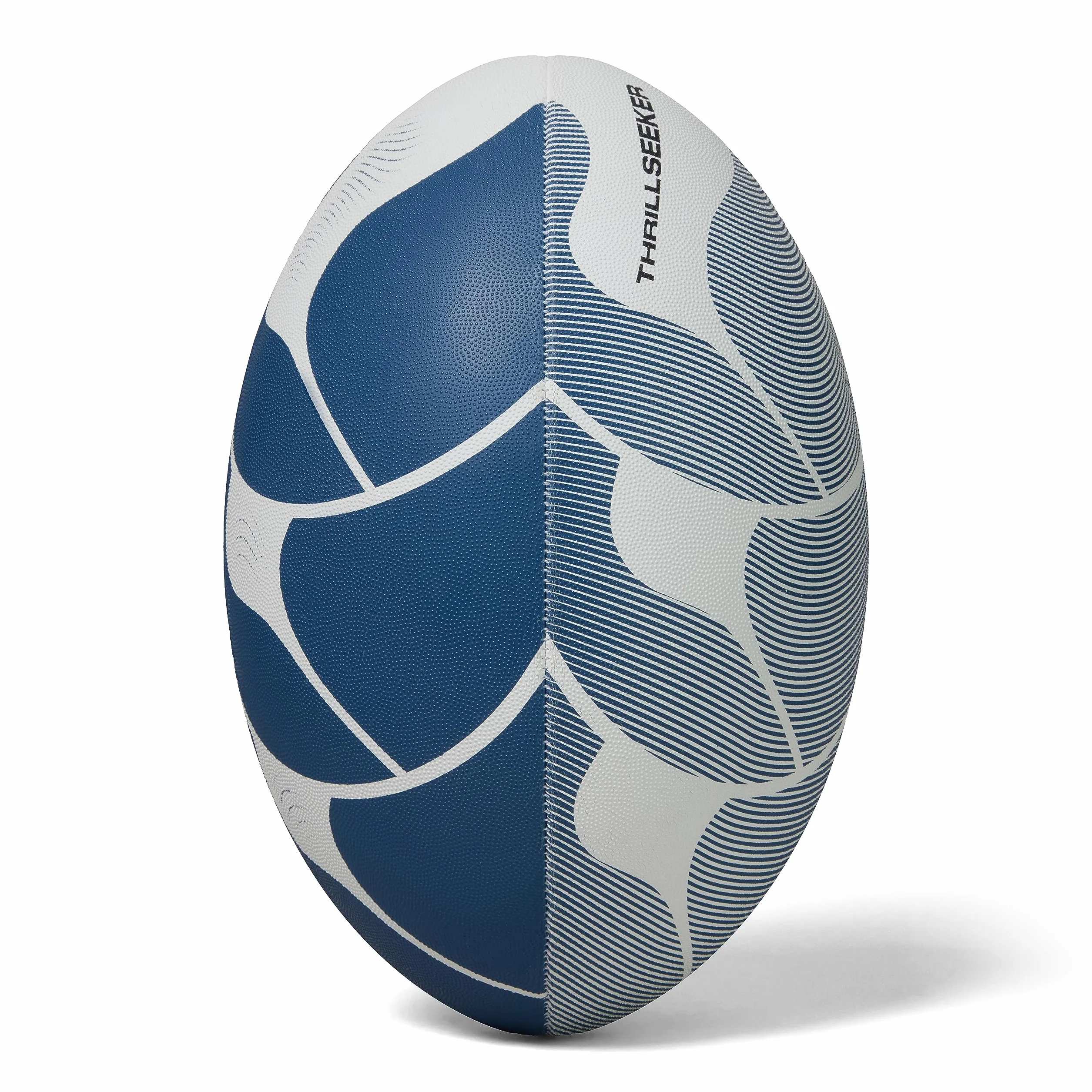 Canterbury Thrillseeker Play Rugby Ball, biały/niebieski, 5