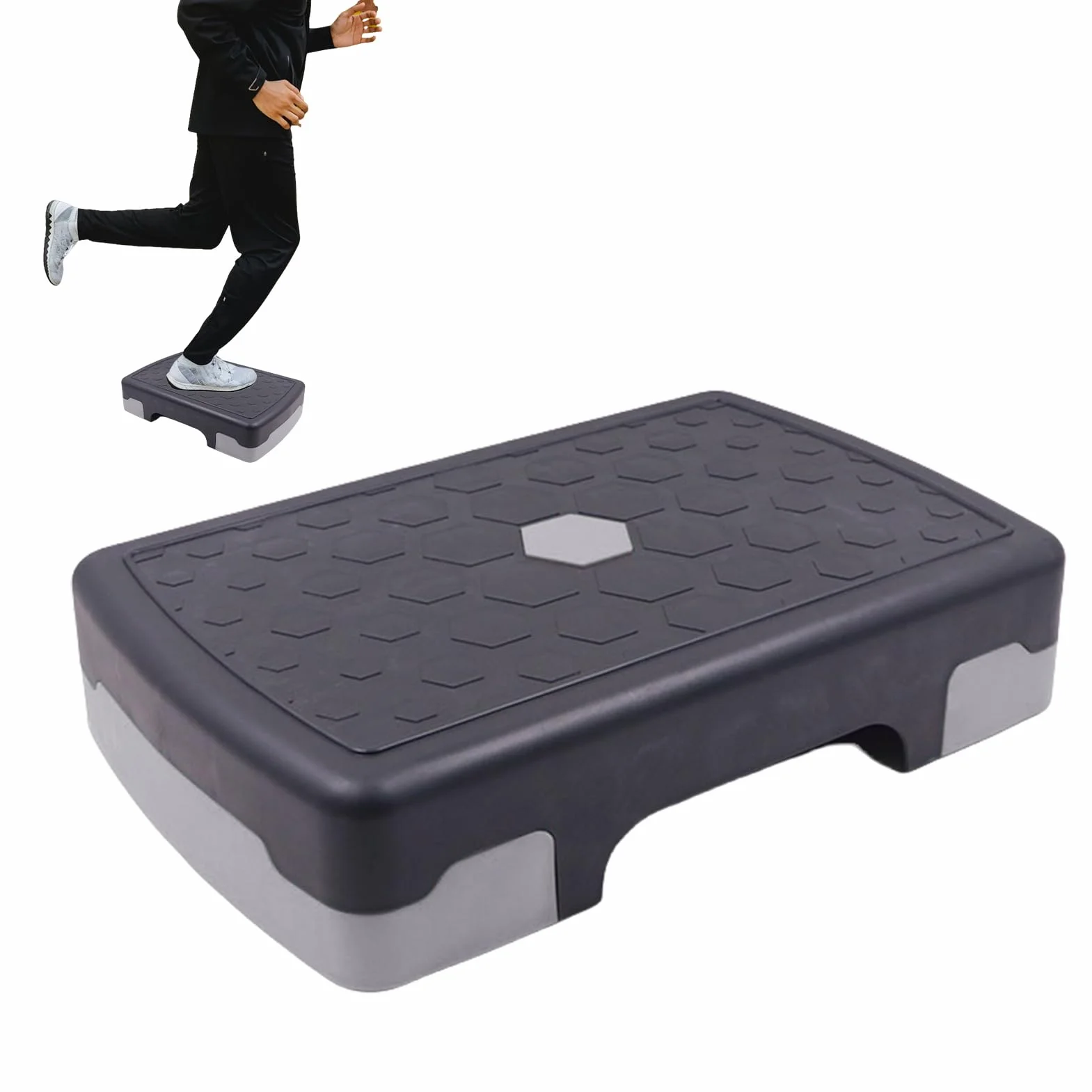Aerobic Stepper Anti-Slip Fitness Step 11.81x3.94 inches Home Gym Workout