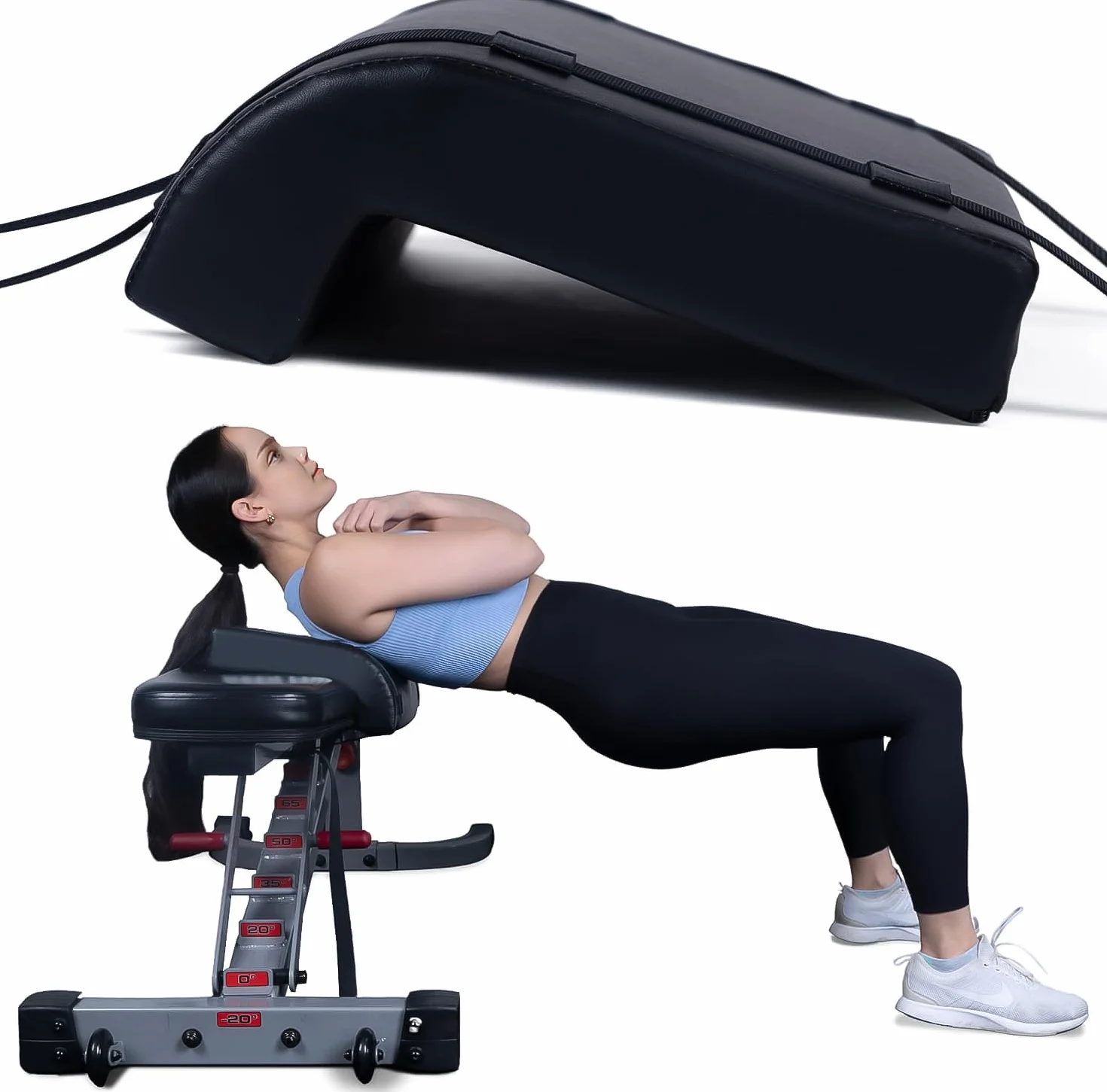 Hip Thrust podkładka na siłownię, do pleców, ramion, karku, do fitnessu, do podnoszenia ciężarów, na biodra, ławkę, sprzęt fitness, akcesoria do studia fitness, akcesoria do studia fitness, tapicerka