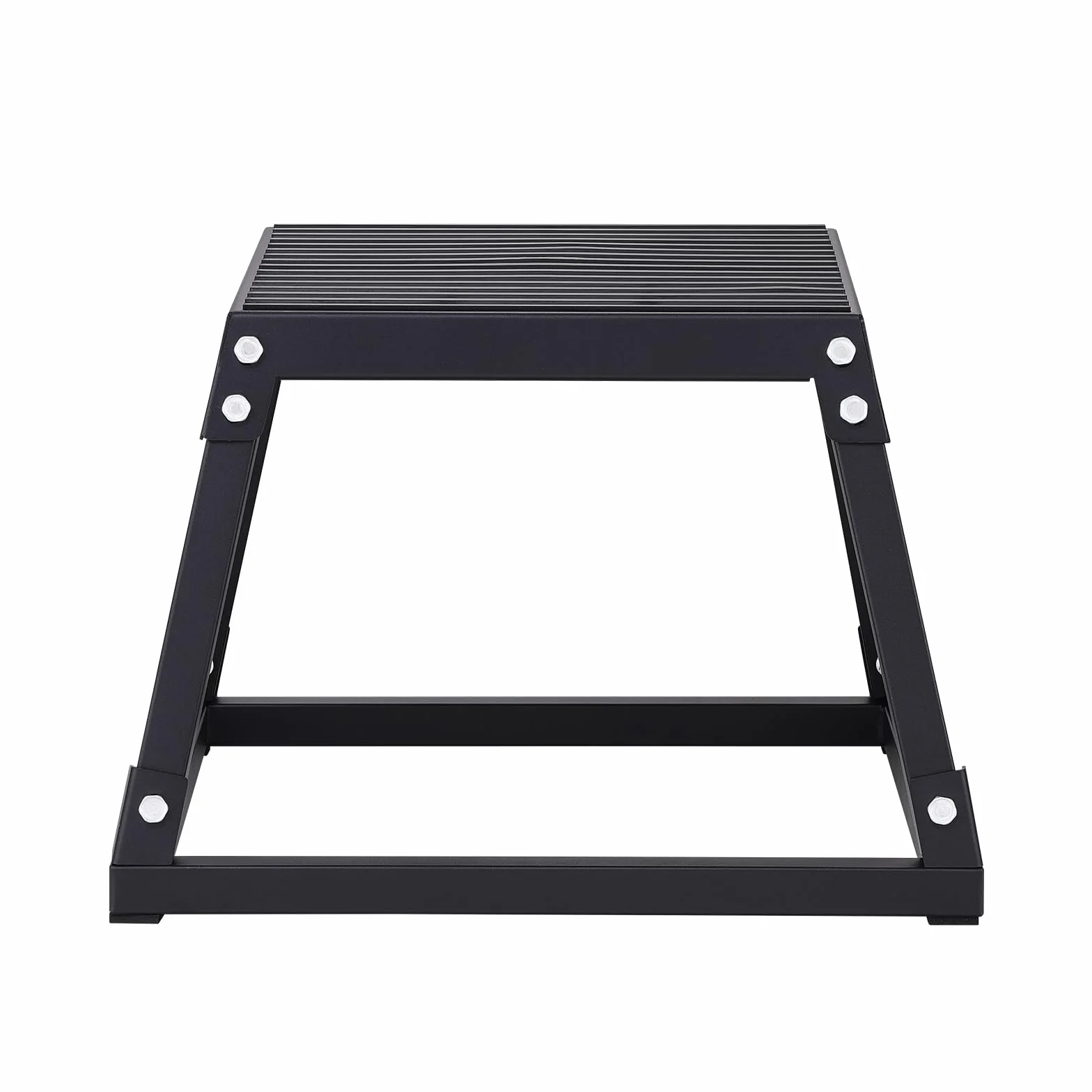VEVOR Plyometryczna skrzynka do skakania, 30 cm, stalowa platforma plyometryczna i pudełko do skakania, antypoślizgowe pudełko do ćwiczeń fitness, do treningu siłowego w domu, na siłownię, trening