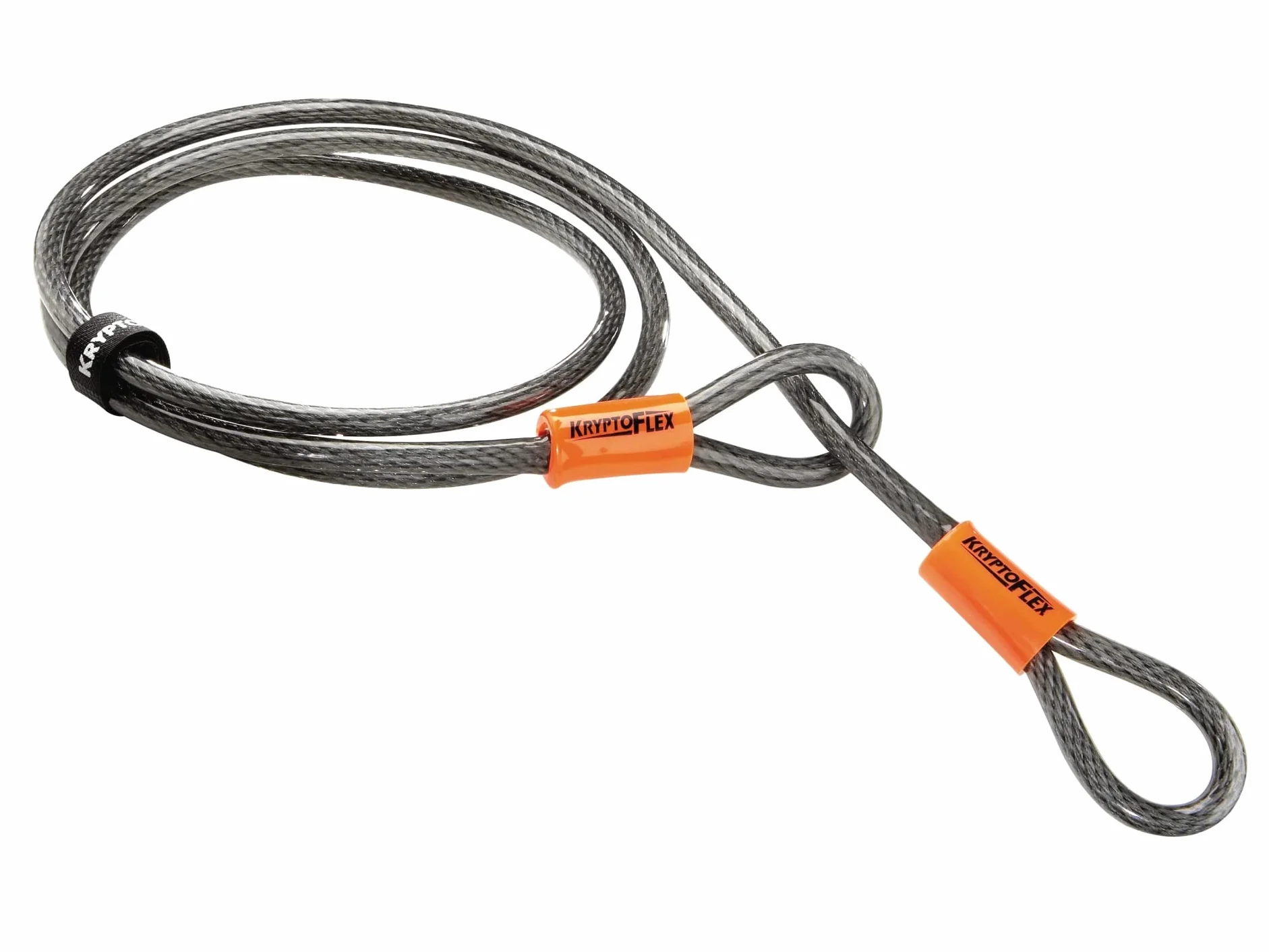 Kryptonite kabel ze szlufką Krypto Flex 213 cm, ⌀10 mm, szary