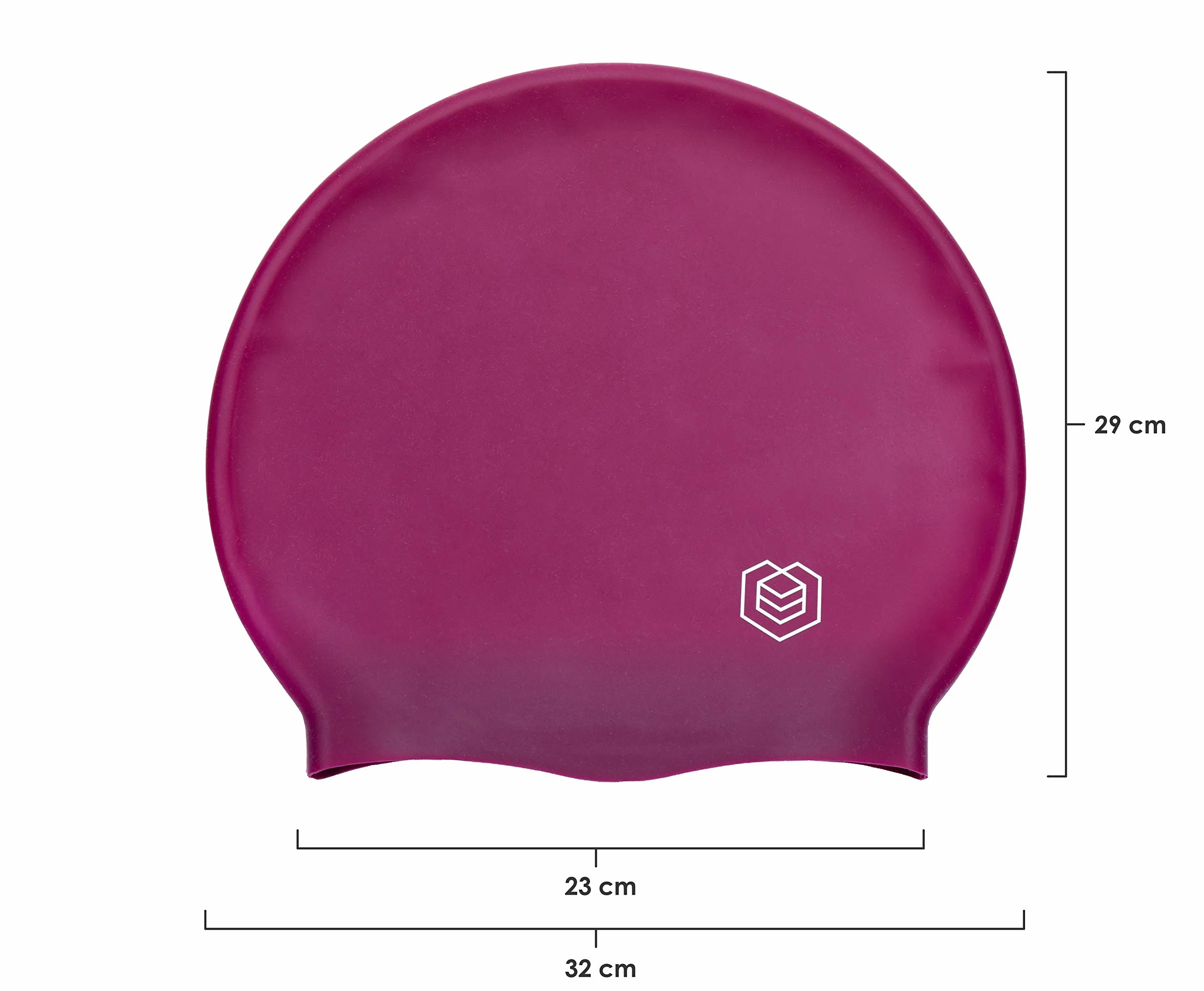 SOUL CAP XL – Bardzo duży czepek kąpielowy/czepek kąpielowy | Stworzony do kręconych włosów, przedłużania, warkoczy, rastów, fal i afo, dla mężczyzn i kobiet | 100% silikon premium (czarny)