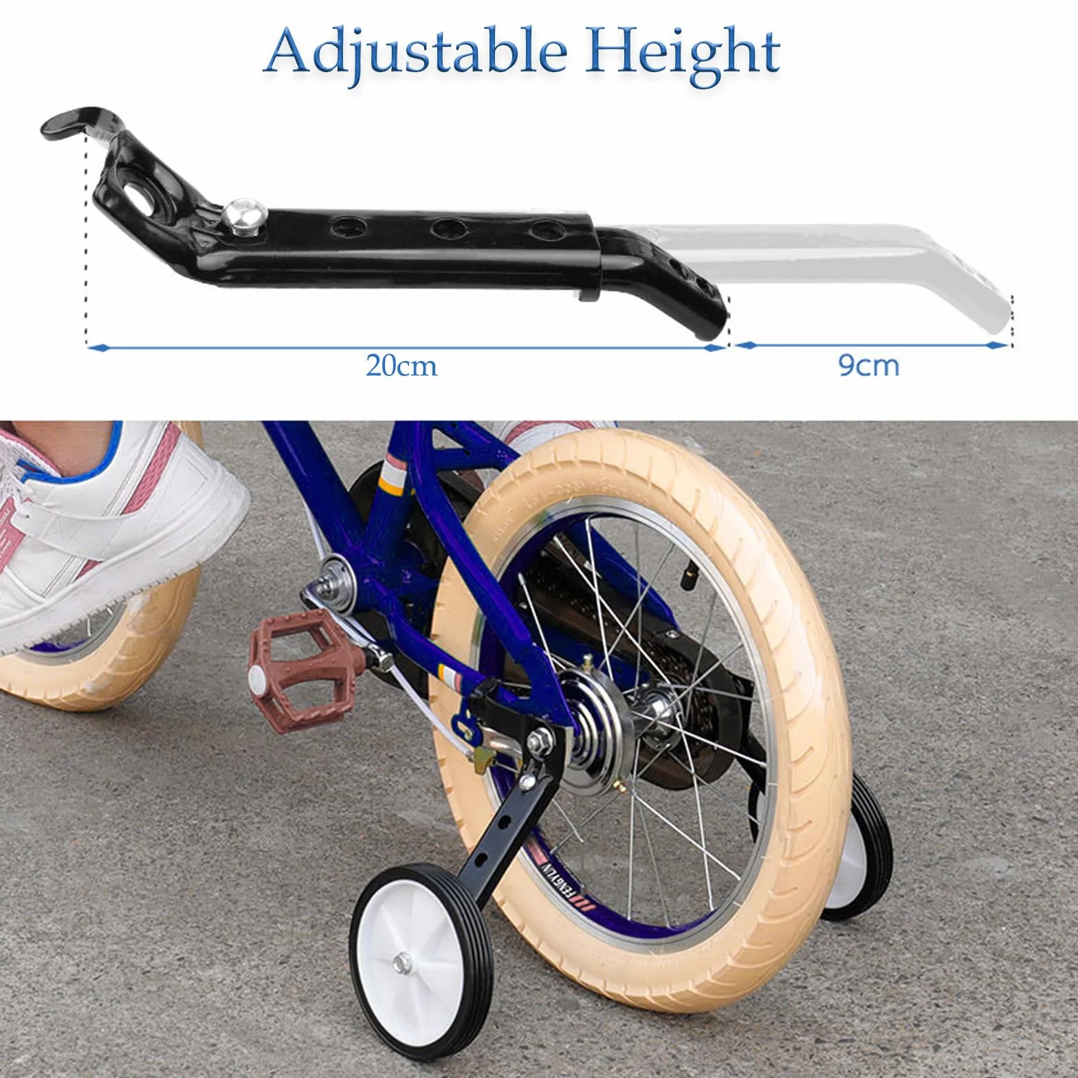 Stabilizatory do roweru dziecięcego 2-pak kół treningowych 18-56 cm