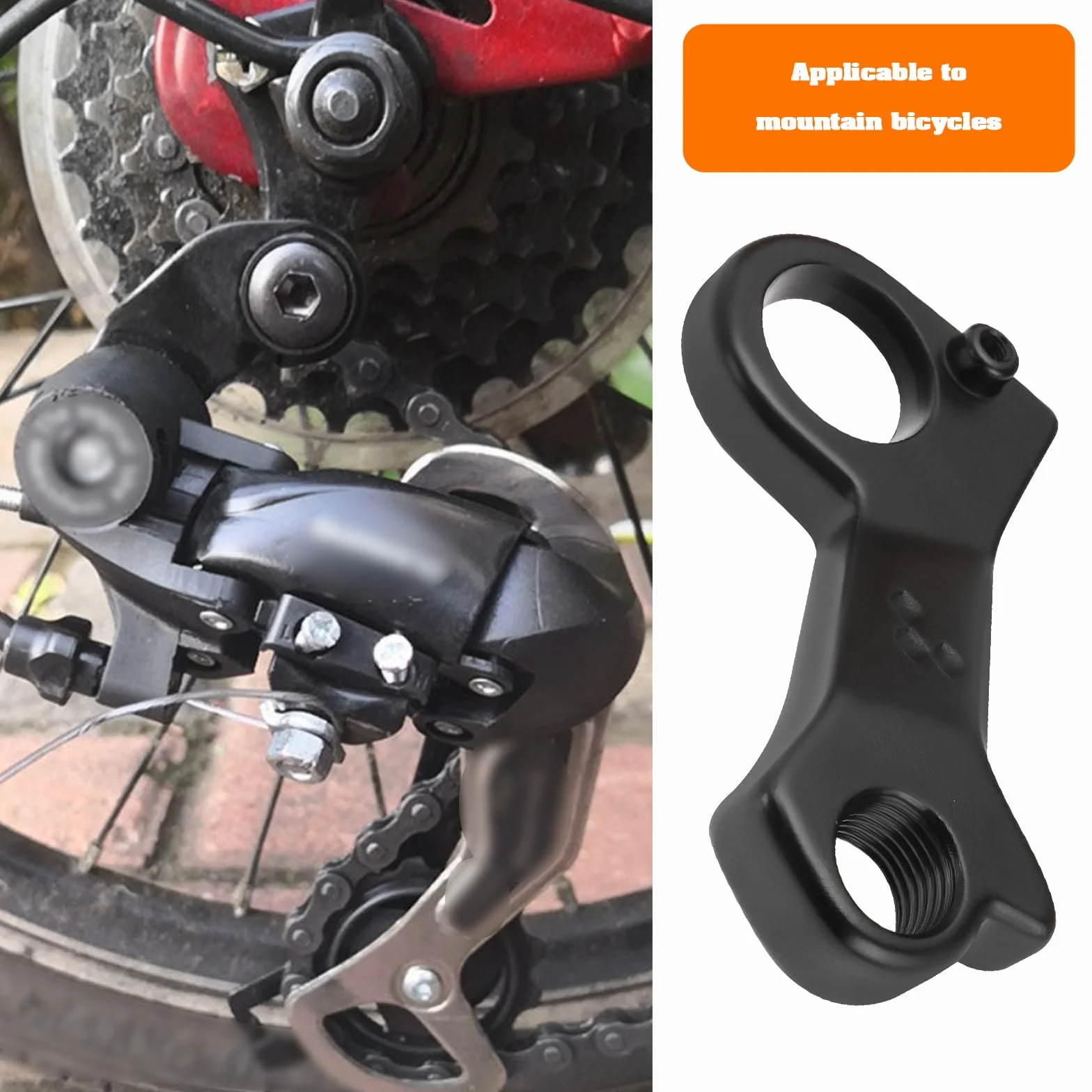 Wieszak na przerzutkę rowerową tylny bieg Mech wieszak na tylną przerzutkę hak rowerowy kompatybilny z Cube Axial WS/Agree C/Cross Race, # 10063 / # RR 16-03240