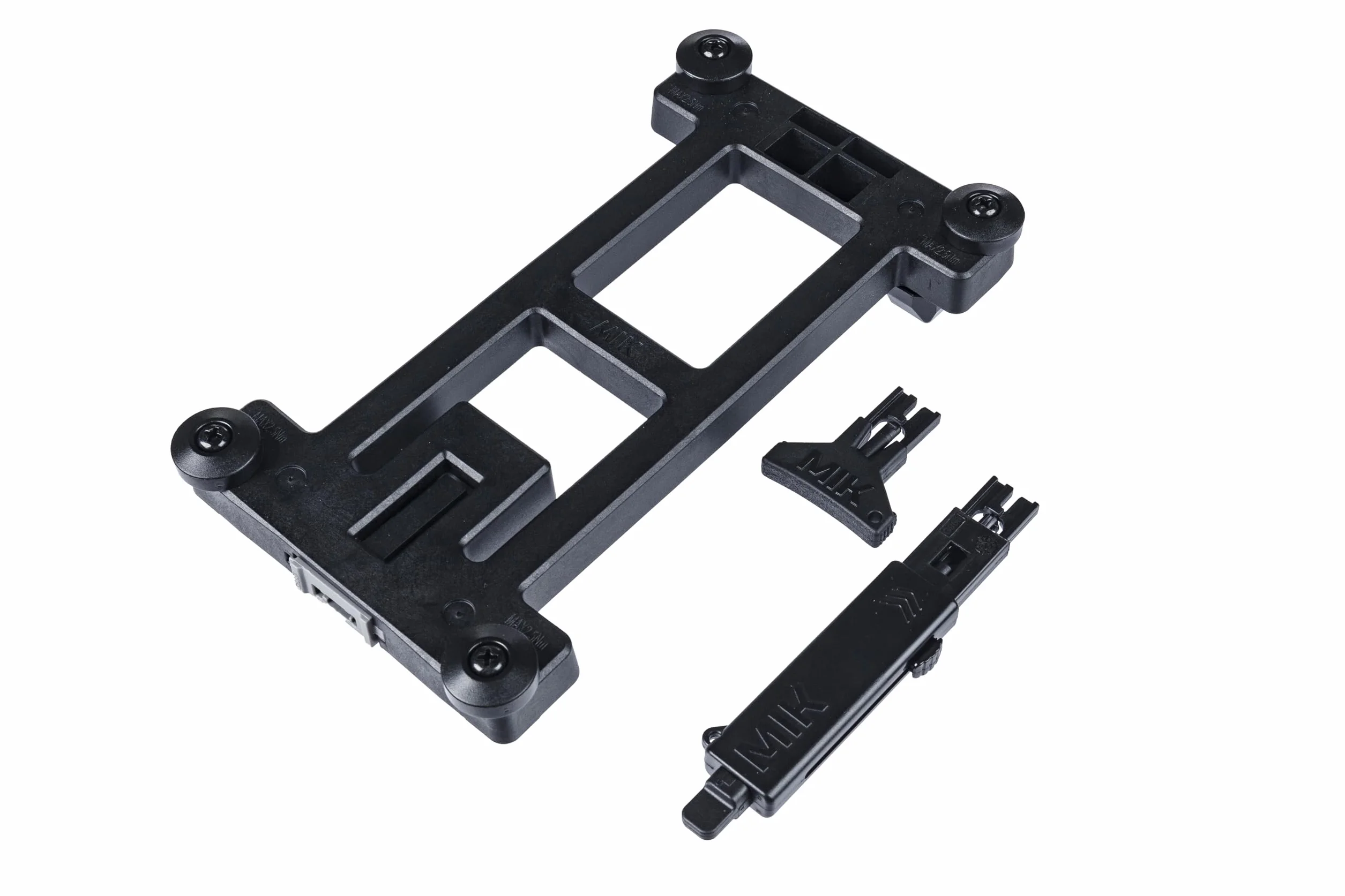 Basil Części nośne MIK Adapter Plate Czarny
