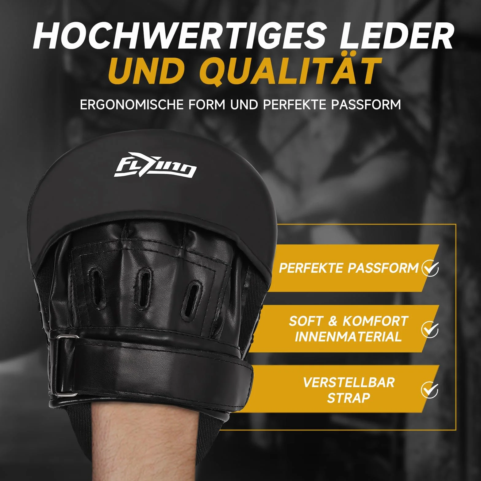 Boks Curved Focus Punching Mitts dla mężczyzn i kobiet, skórzane podkładki bokserskie do sztuk walki, treningu bokserskiego, zakrzywione punkty do karate, kickboxingu, Muay Thai, Taekwondo