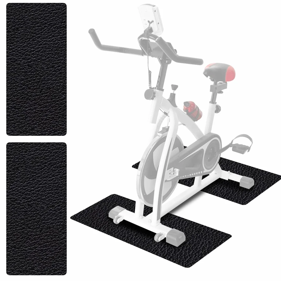 LOMUG 2-częściowy zestaw dywaników antypoślizgowych PCW 6 mm do sprzętu fitness